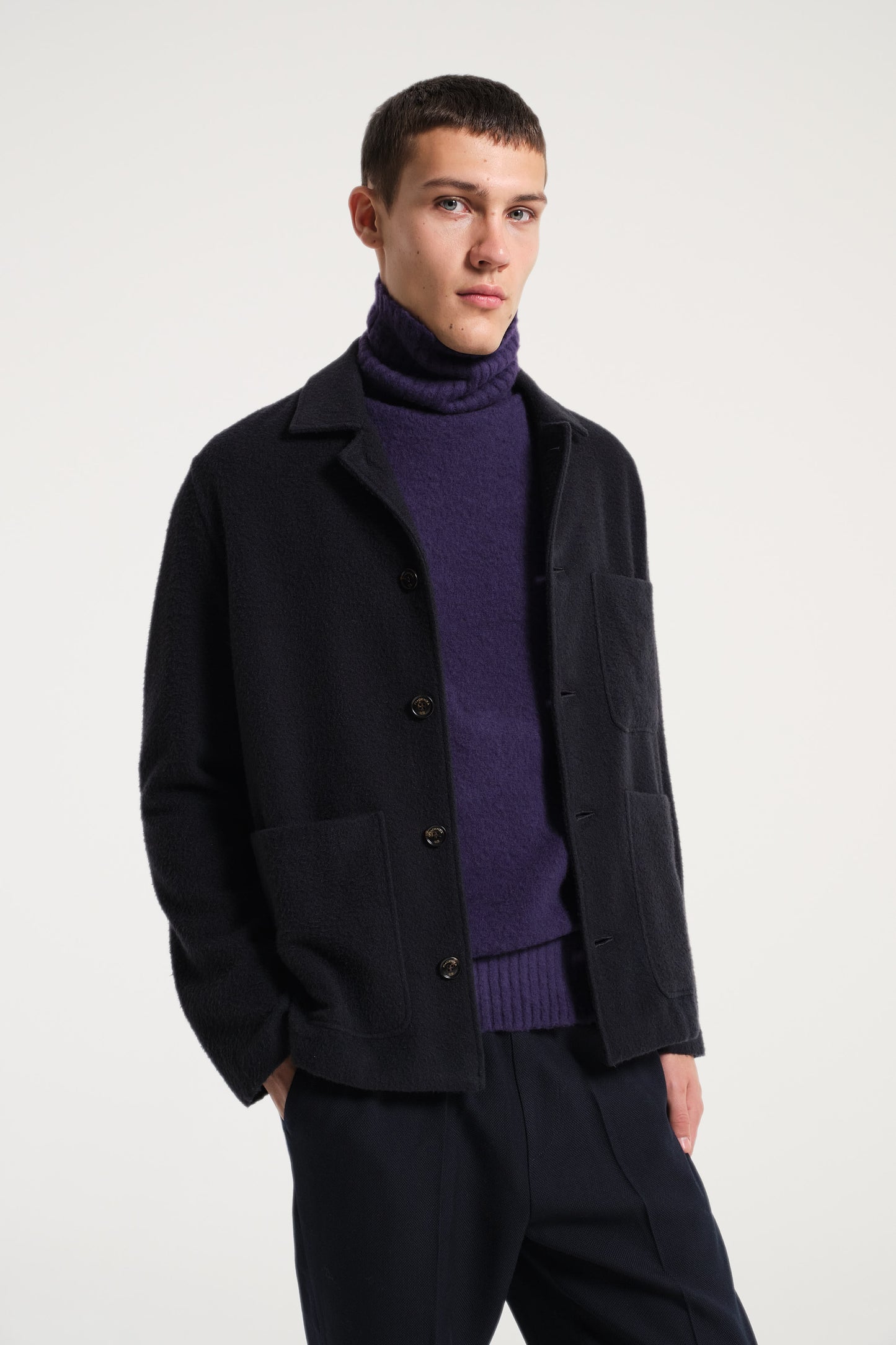 GIACCA CAMICIA BLU