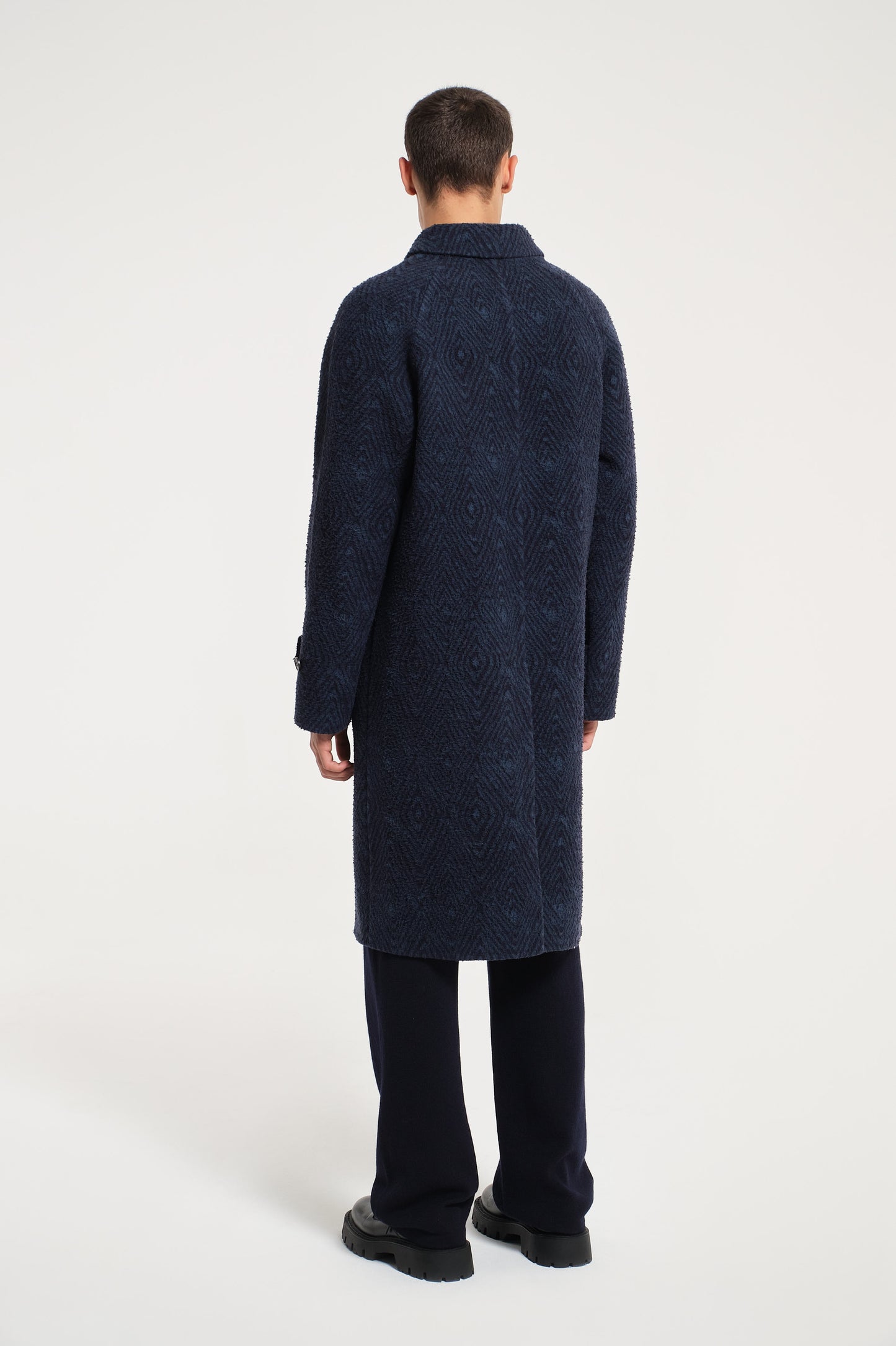 CAPPOTTO COLLO CAMICIA BLU