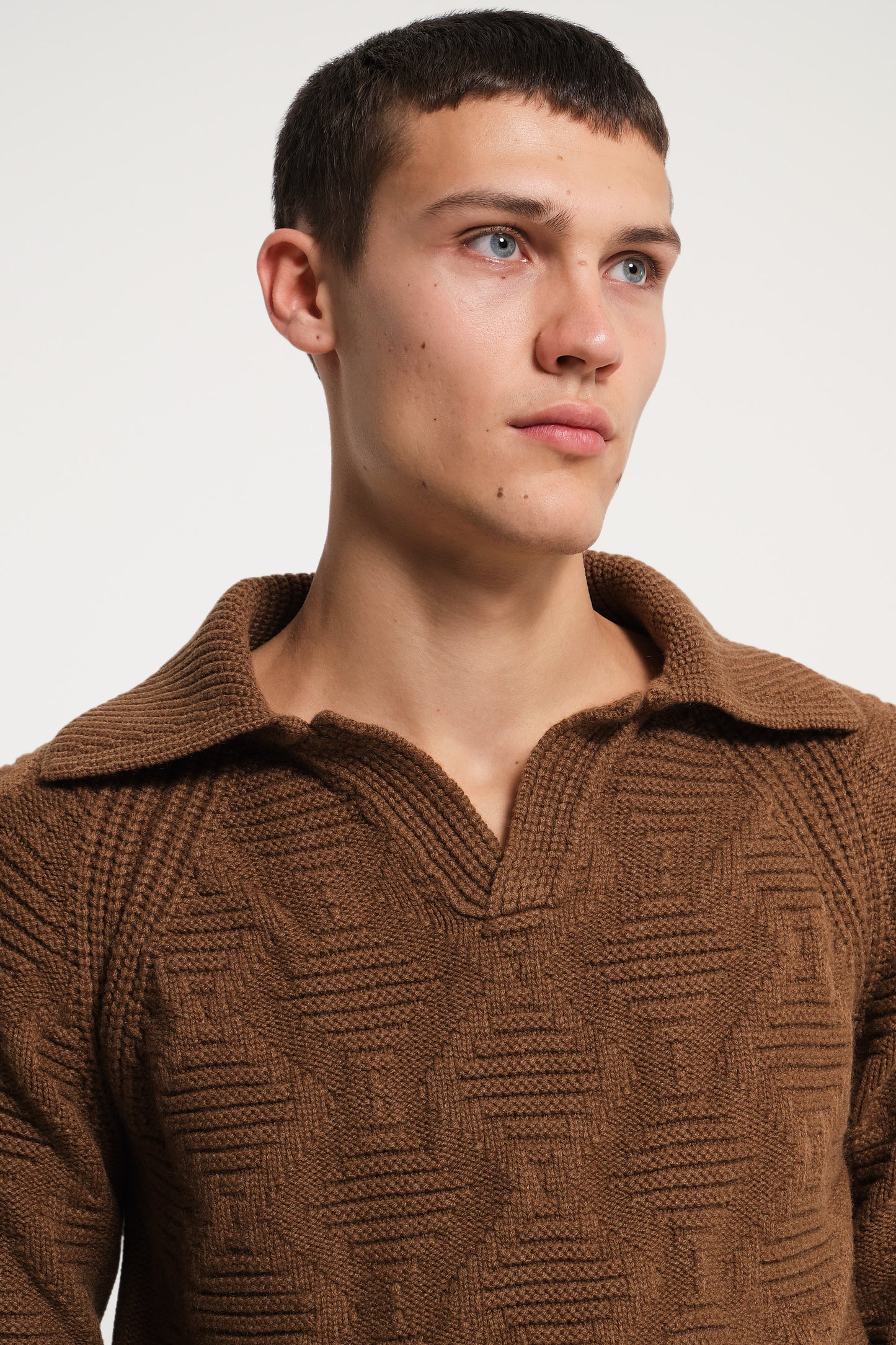 POLO MARRONE CHIARO