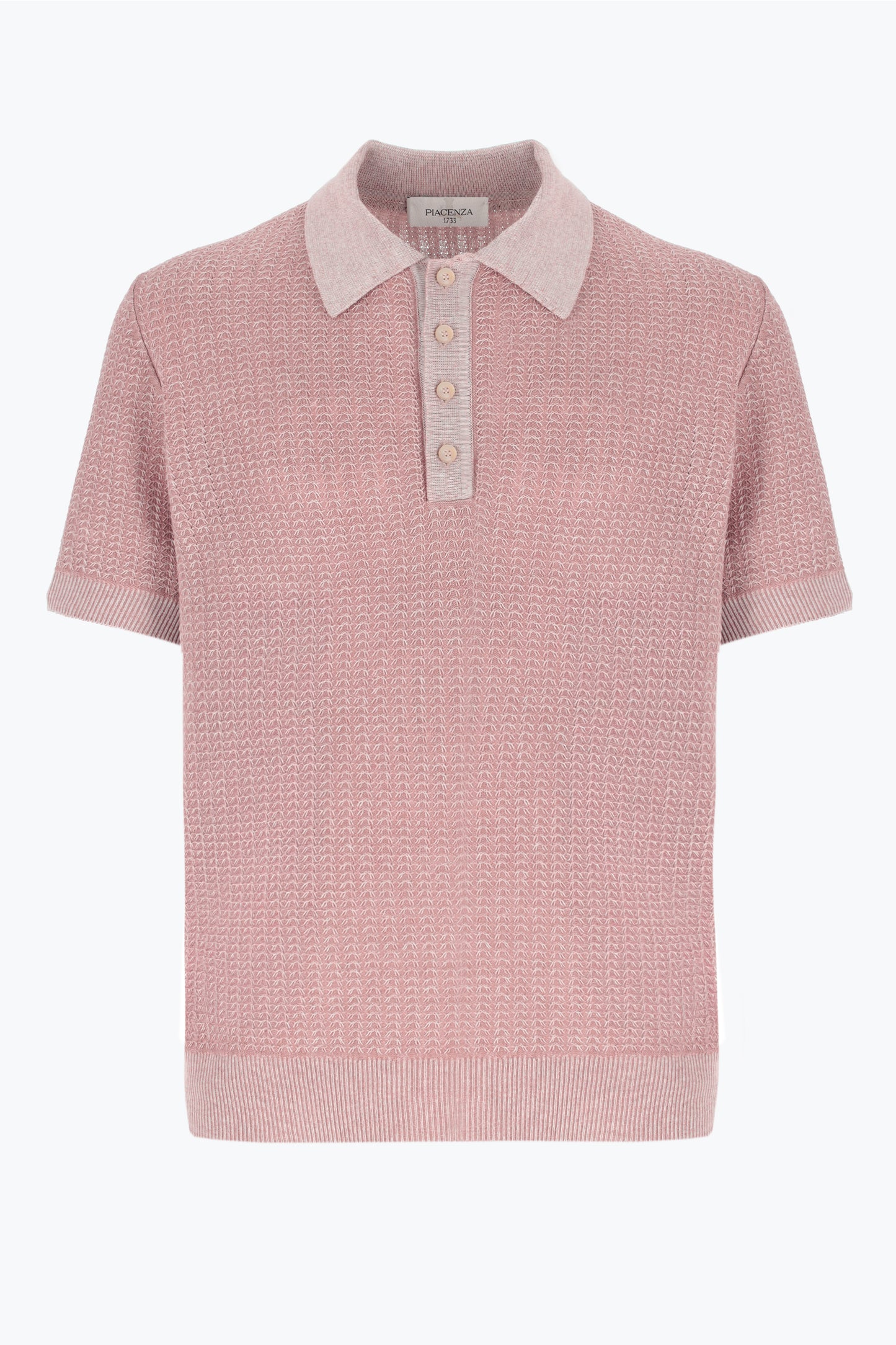 Polo maniche corte rosa antico