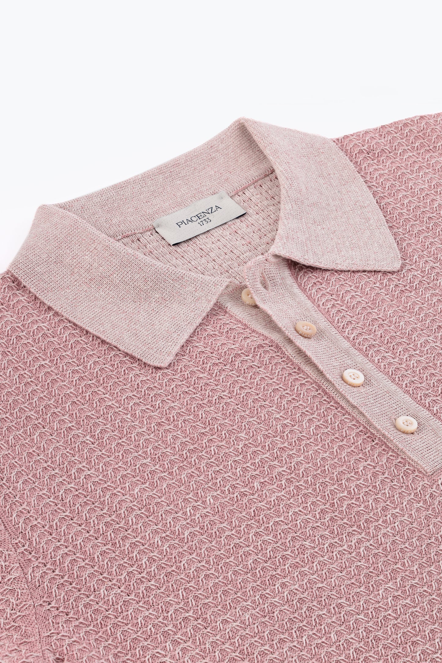 Polo maniche corte rosa antico