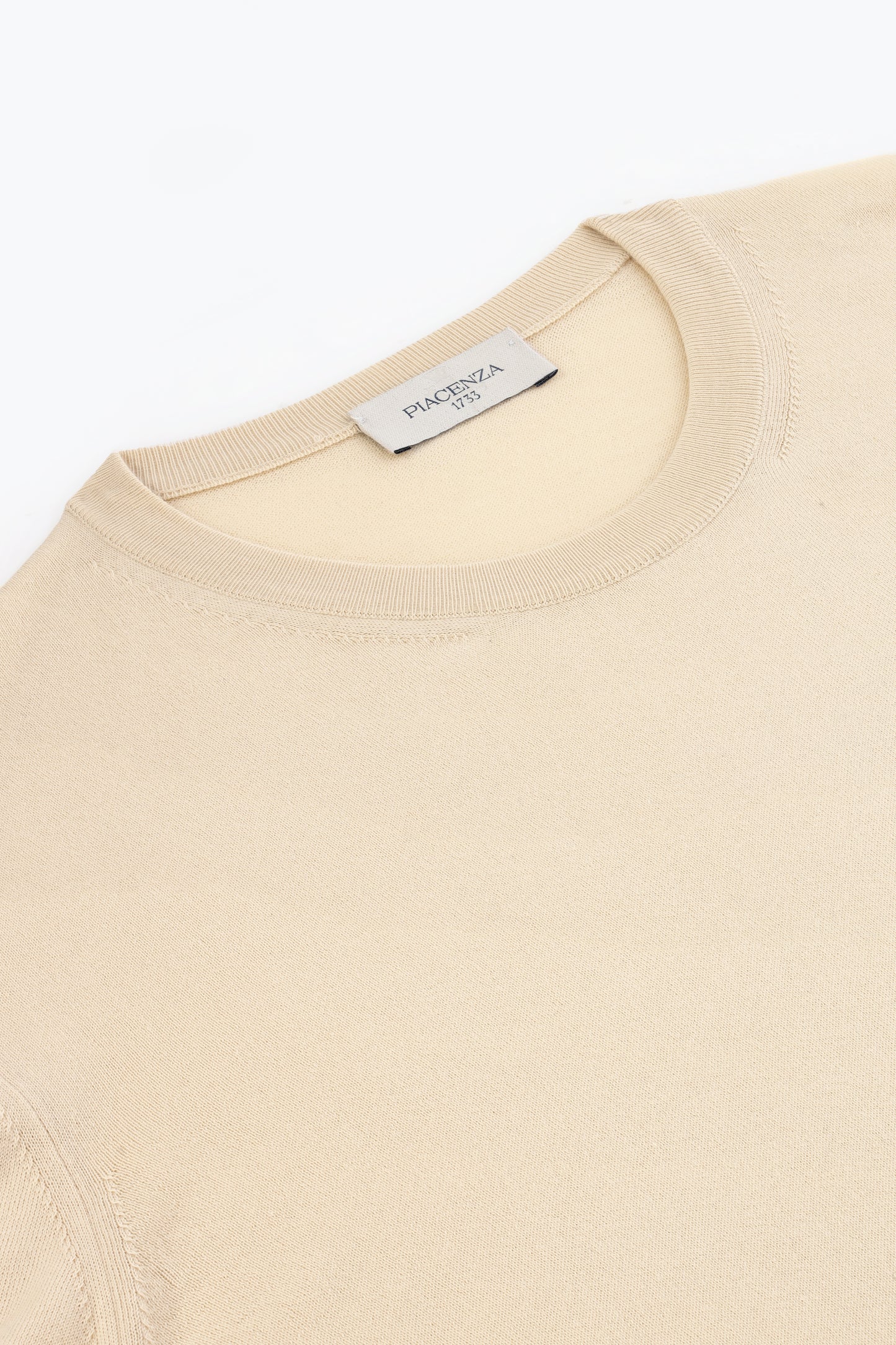 T-shirt crema maniche lunghe
