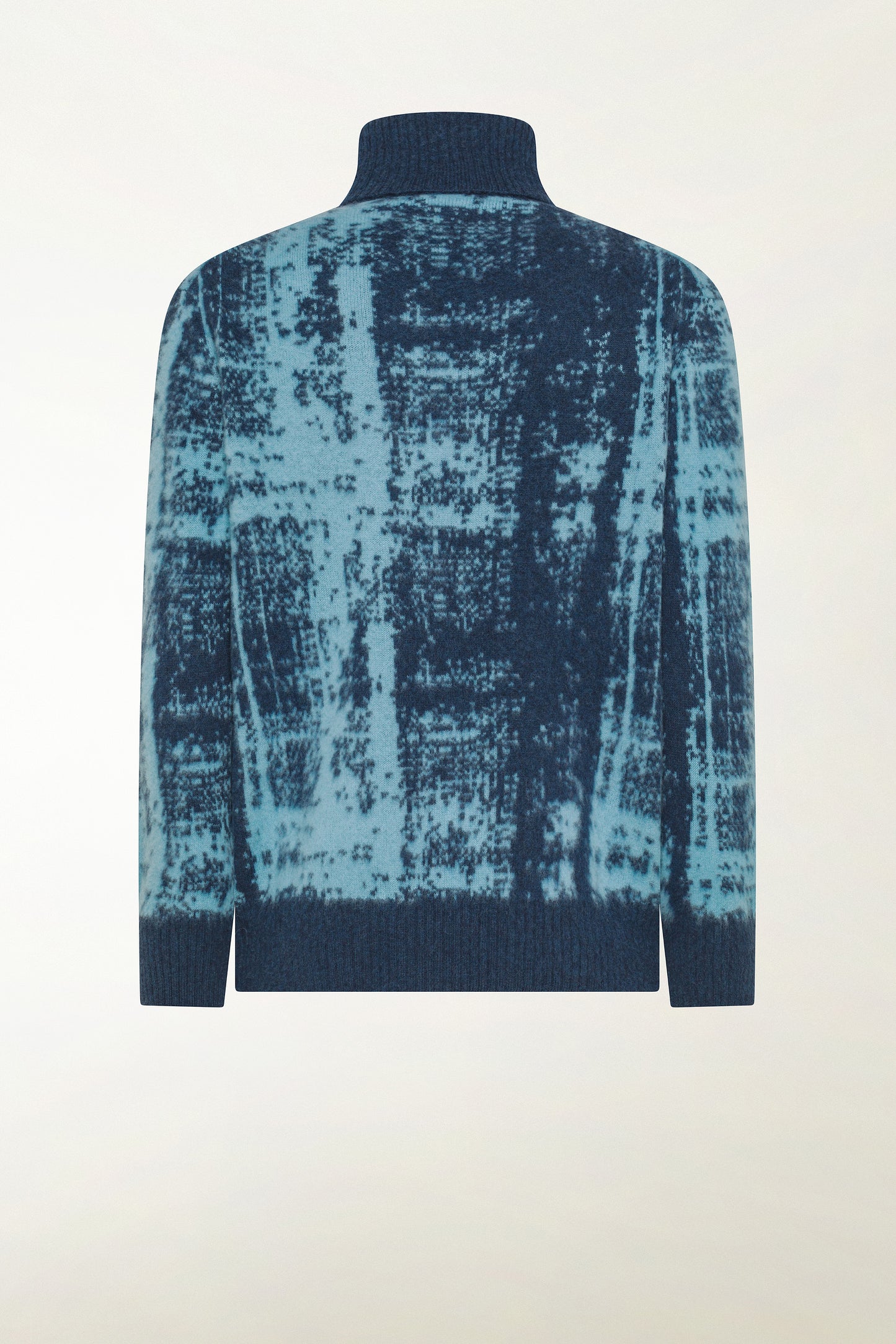 Light blue wool turtleneck