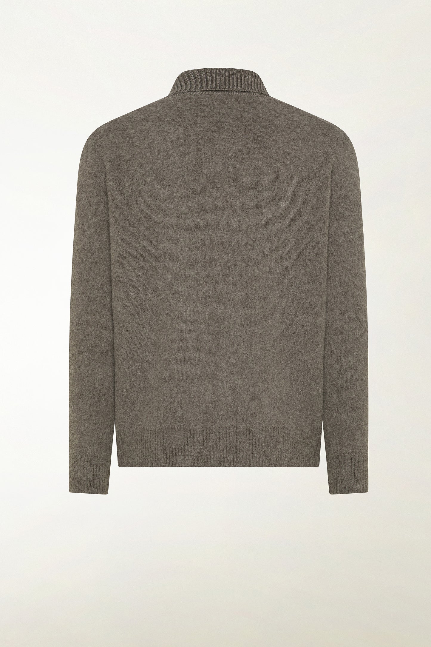 Cardigan in lana nocciola