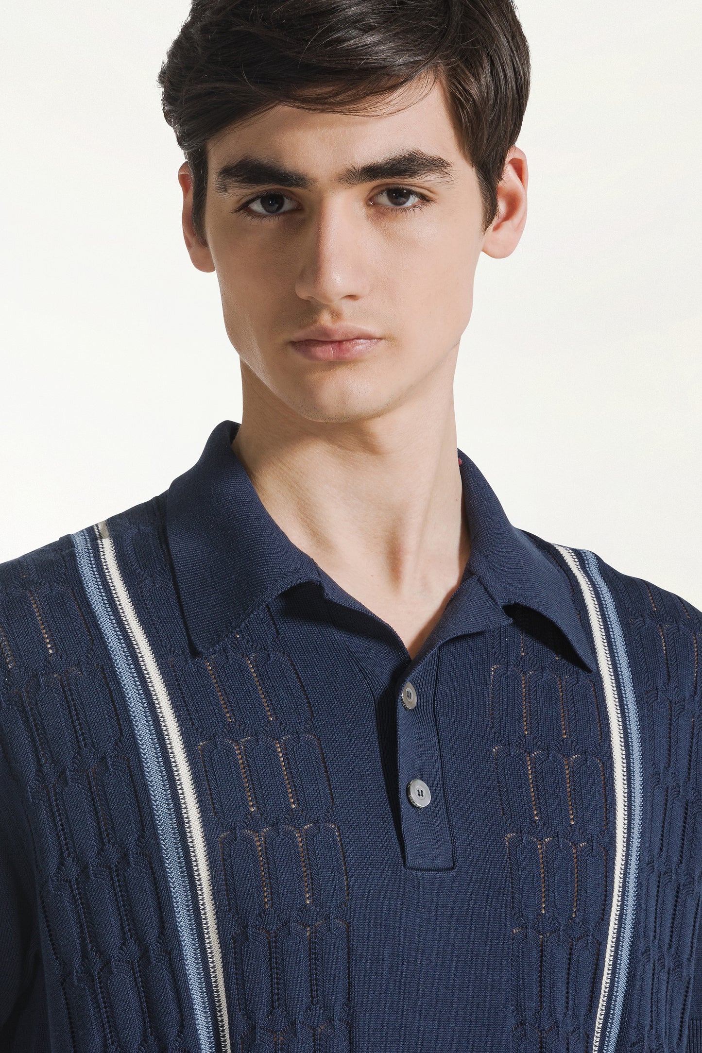 Polo maniche corte blu scuro