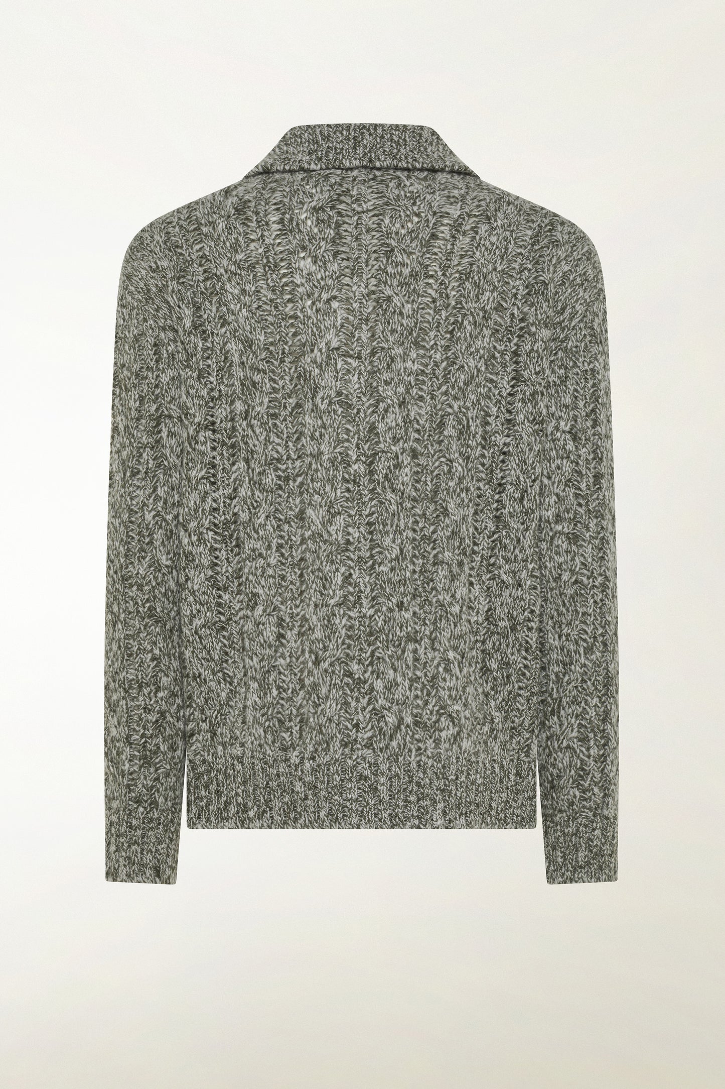 Grey zip cardigan