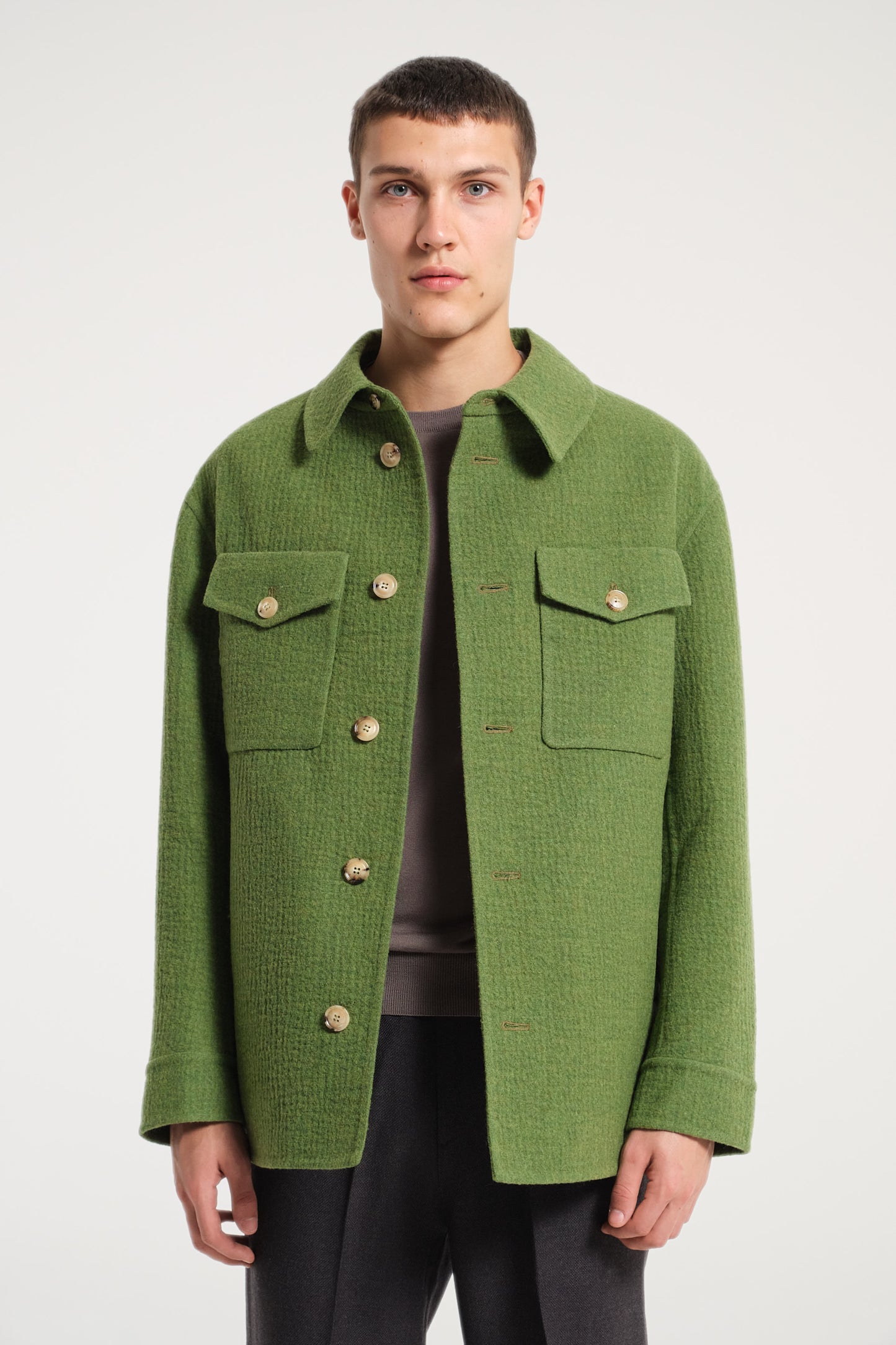GIACCA CAMICIA VERDE