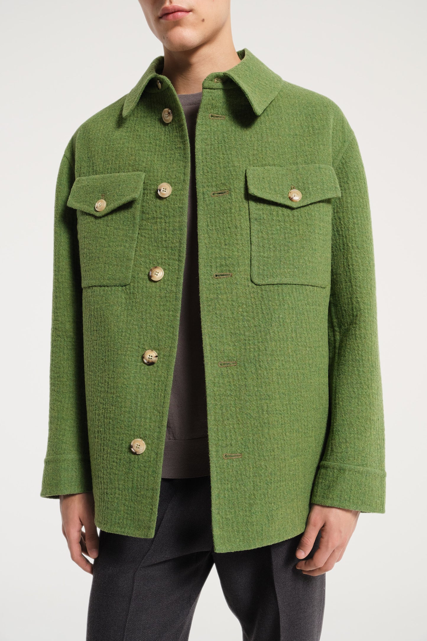 GIACCA CAMICIA VERDE