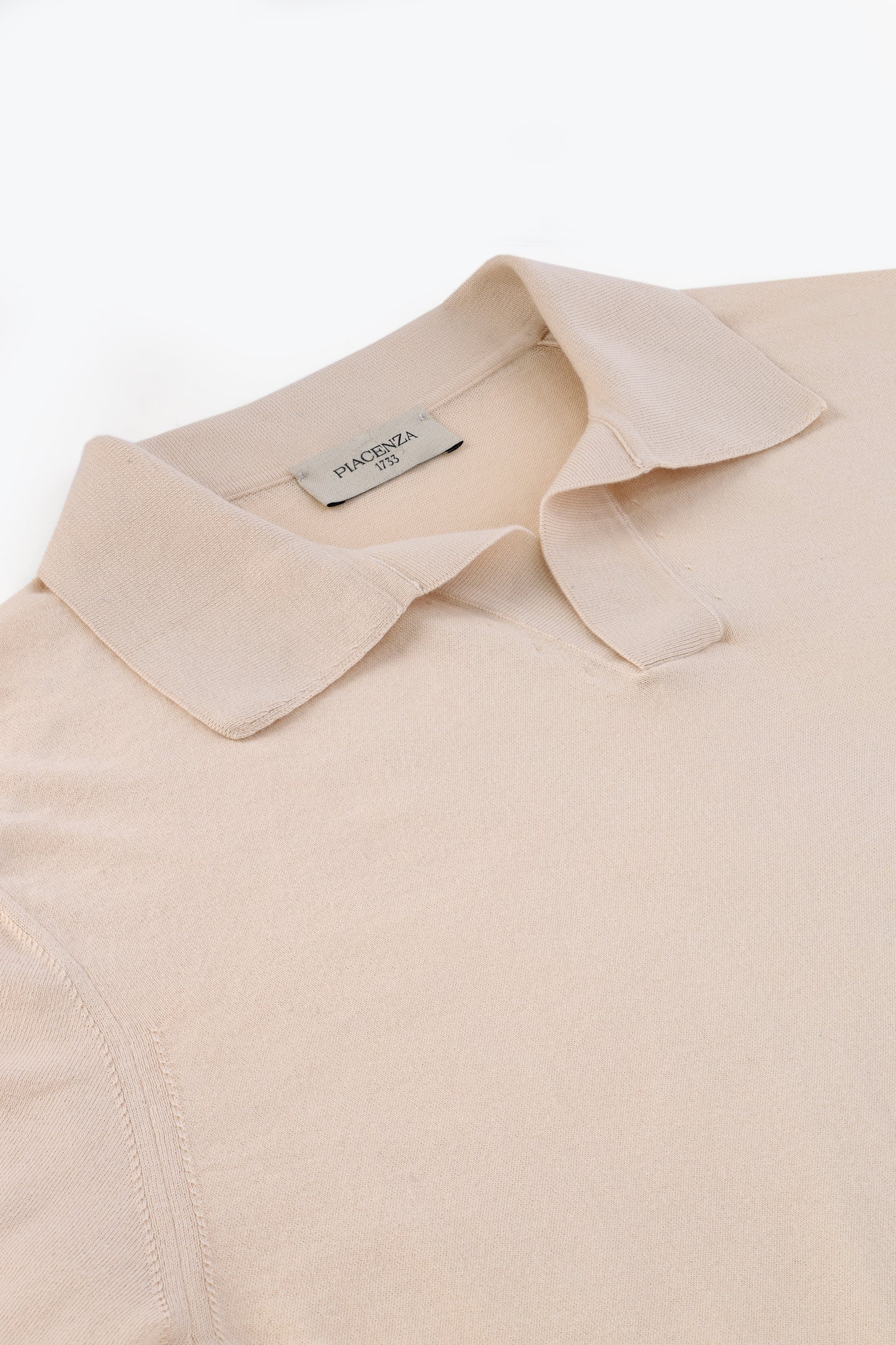 Cream sailor polo shirt
