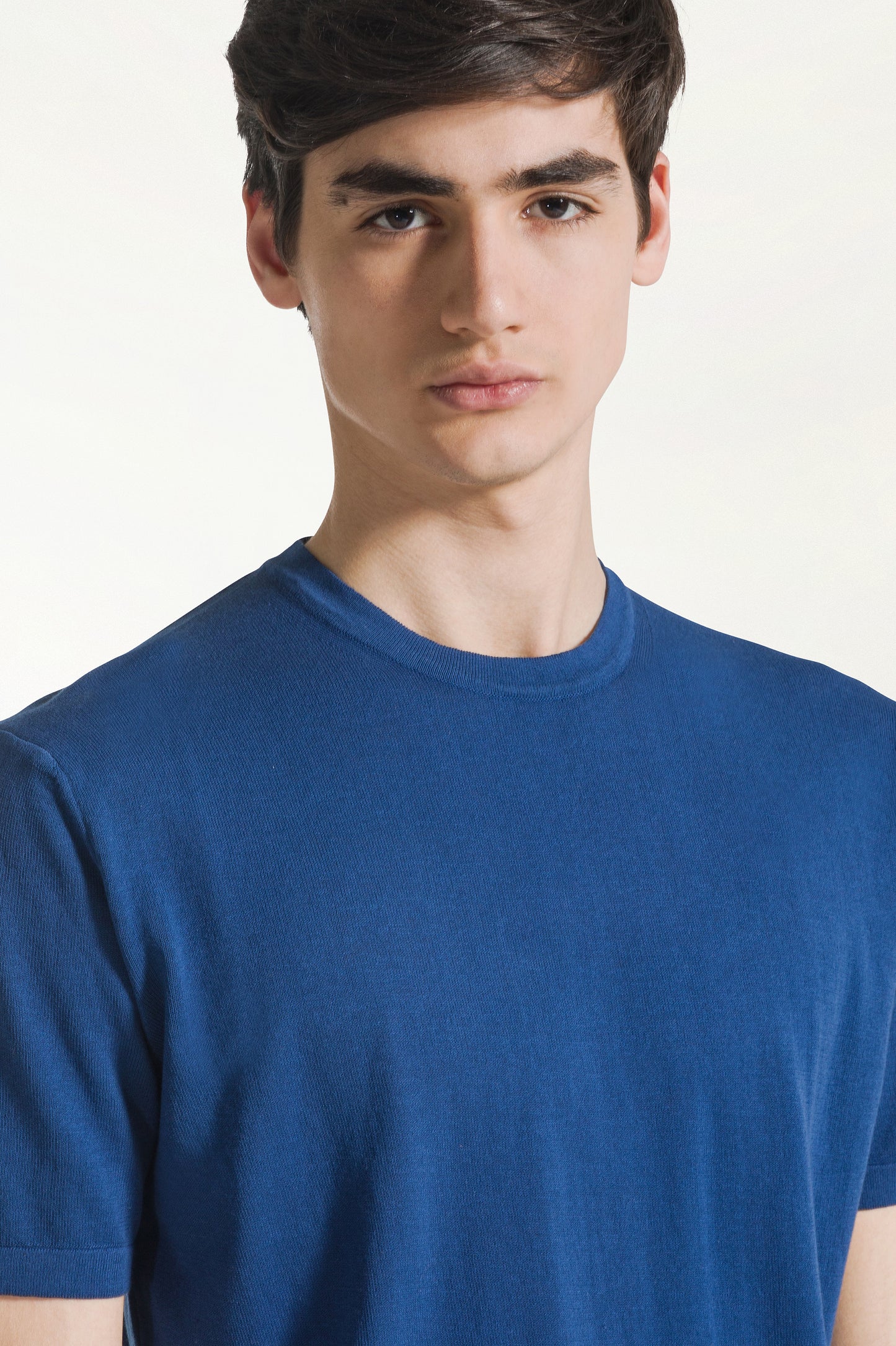 Girocollo maniche corte blu