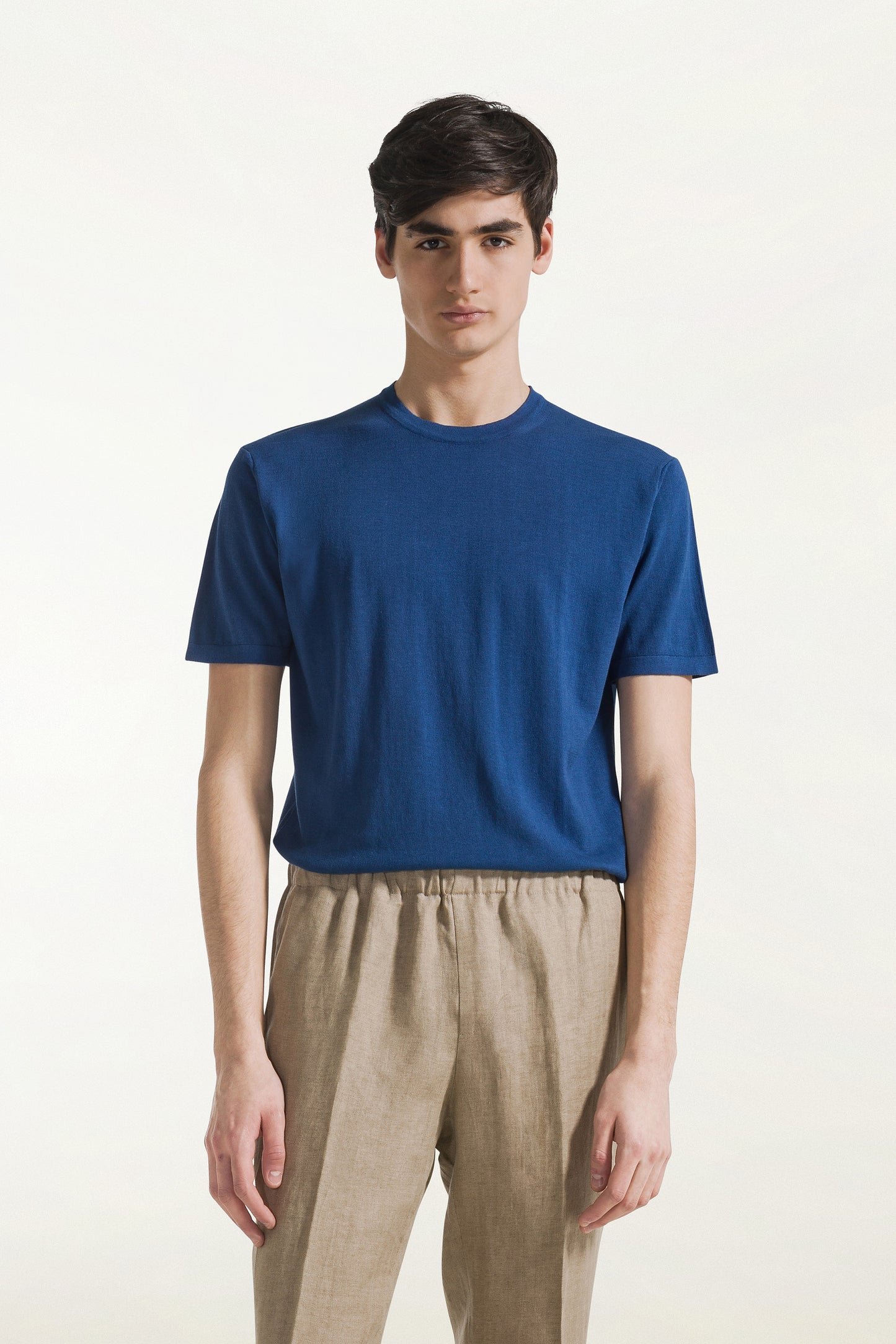 Girocollo maniche corte blu