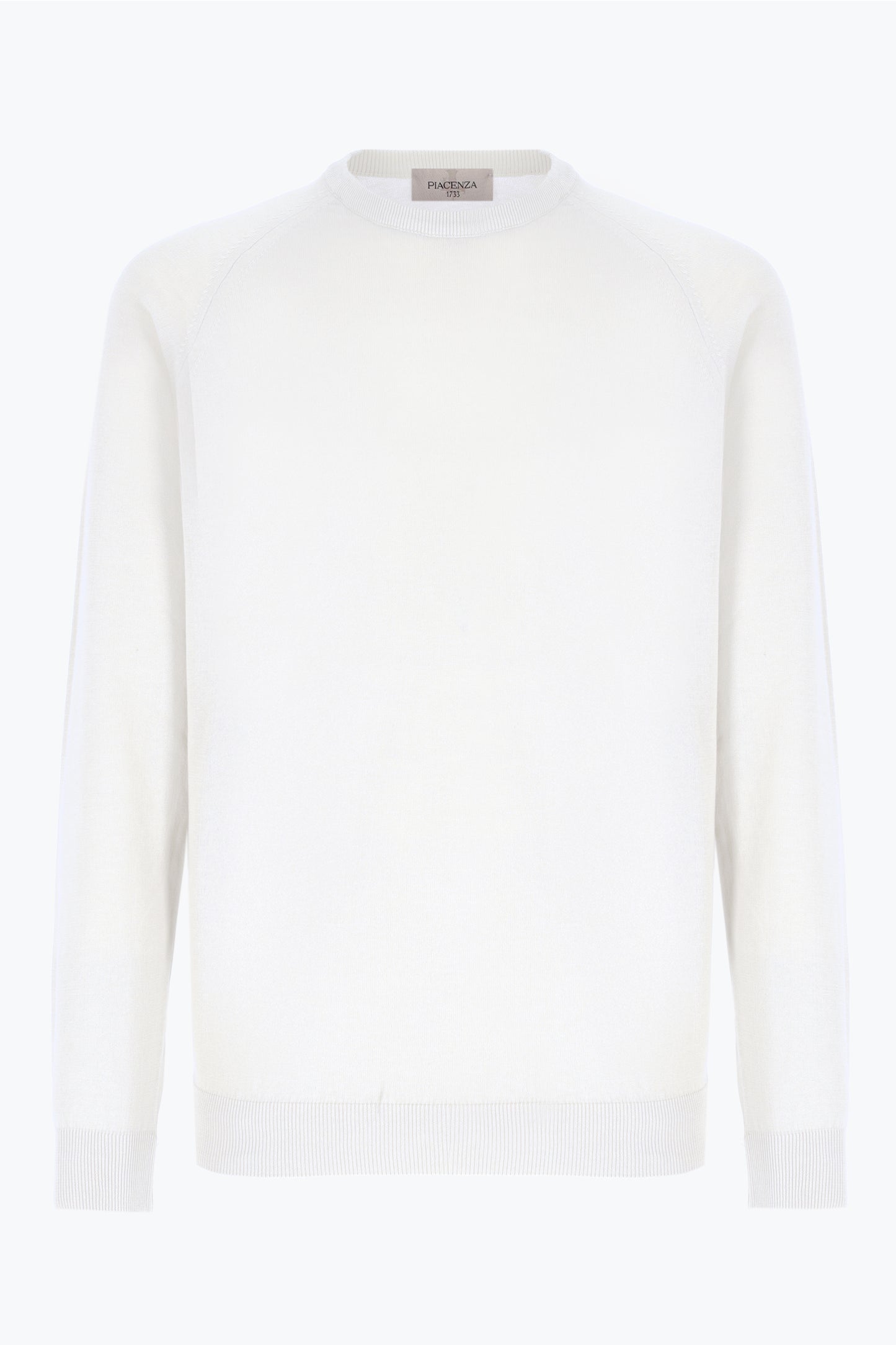 White long sleeve crew neck