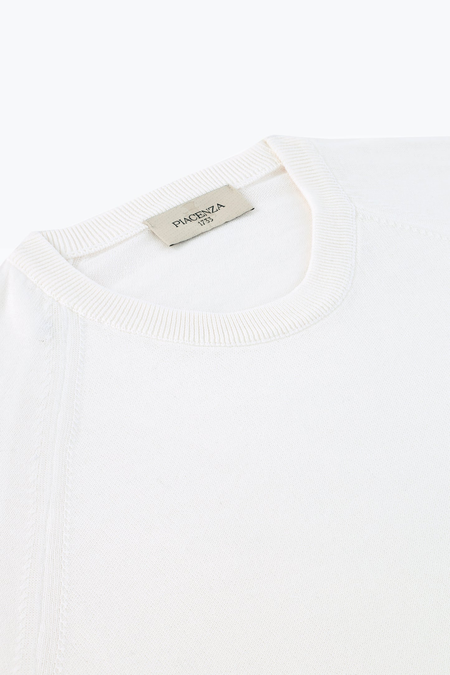White long sleeve crew neck