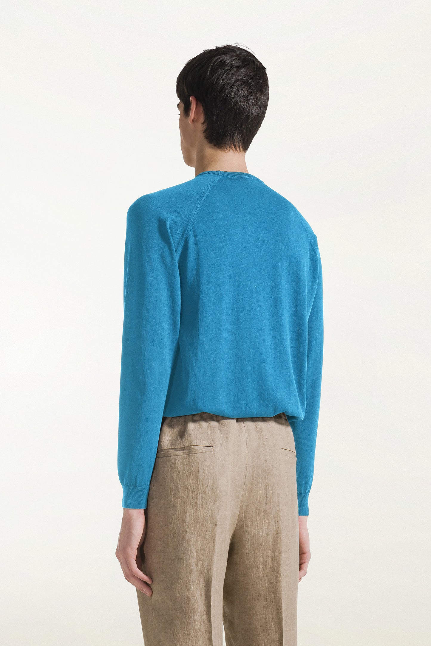 Girocollo maniche lunghe azzurro