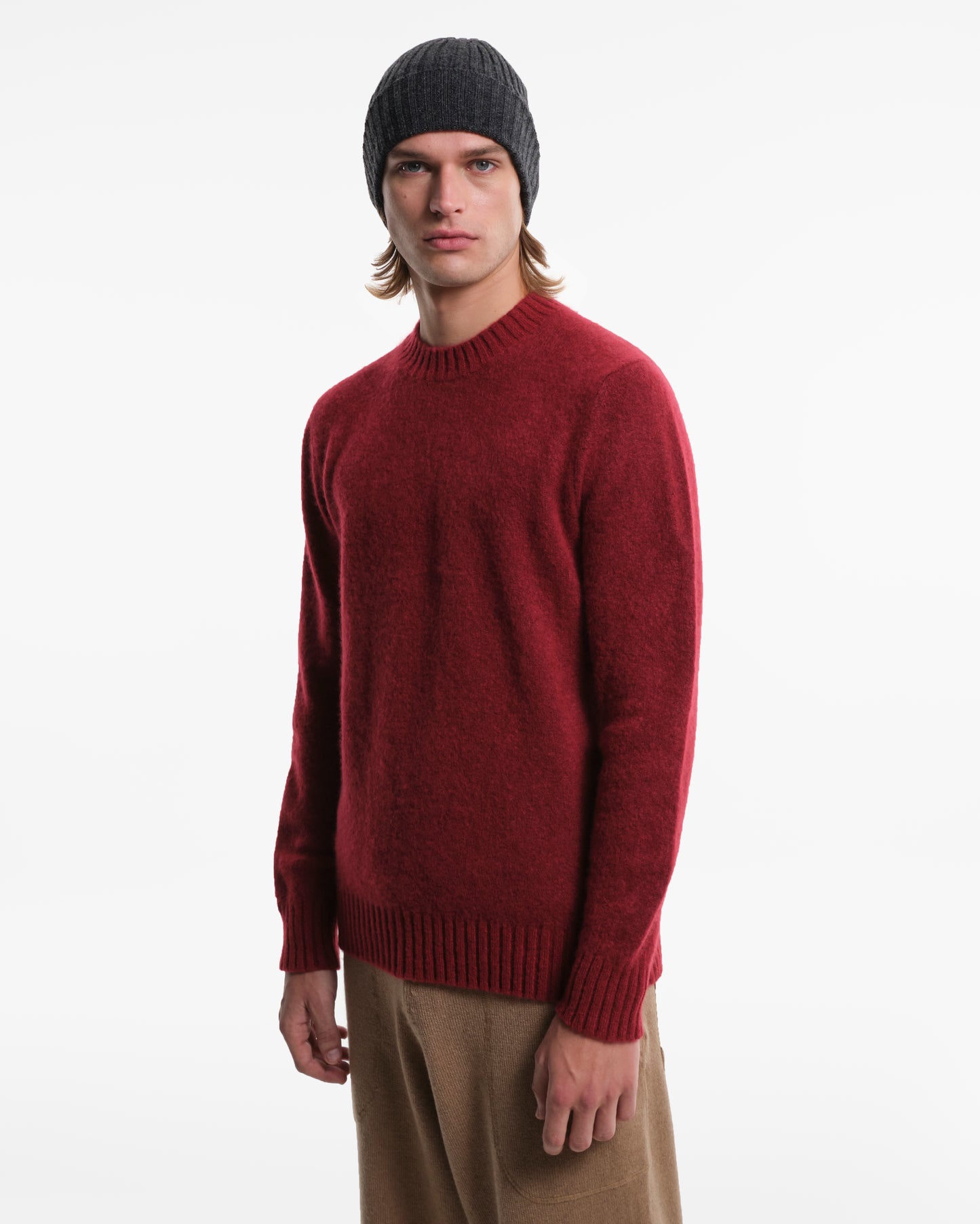 Soft red crewneck