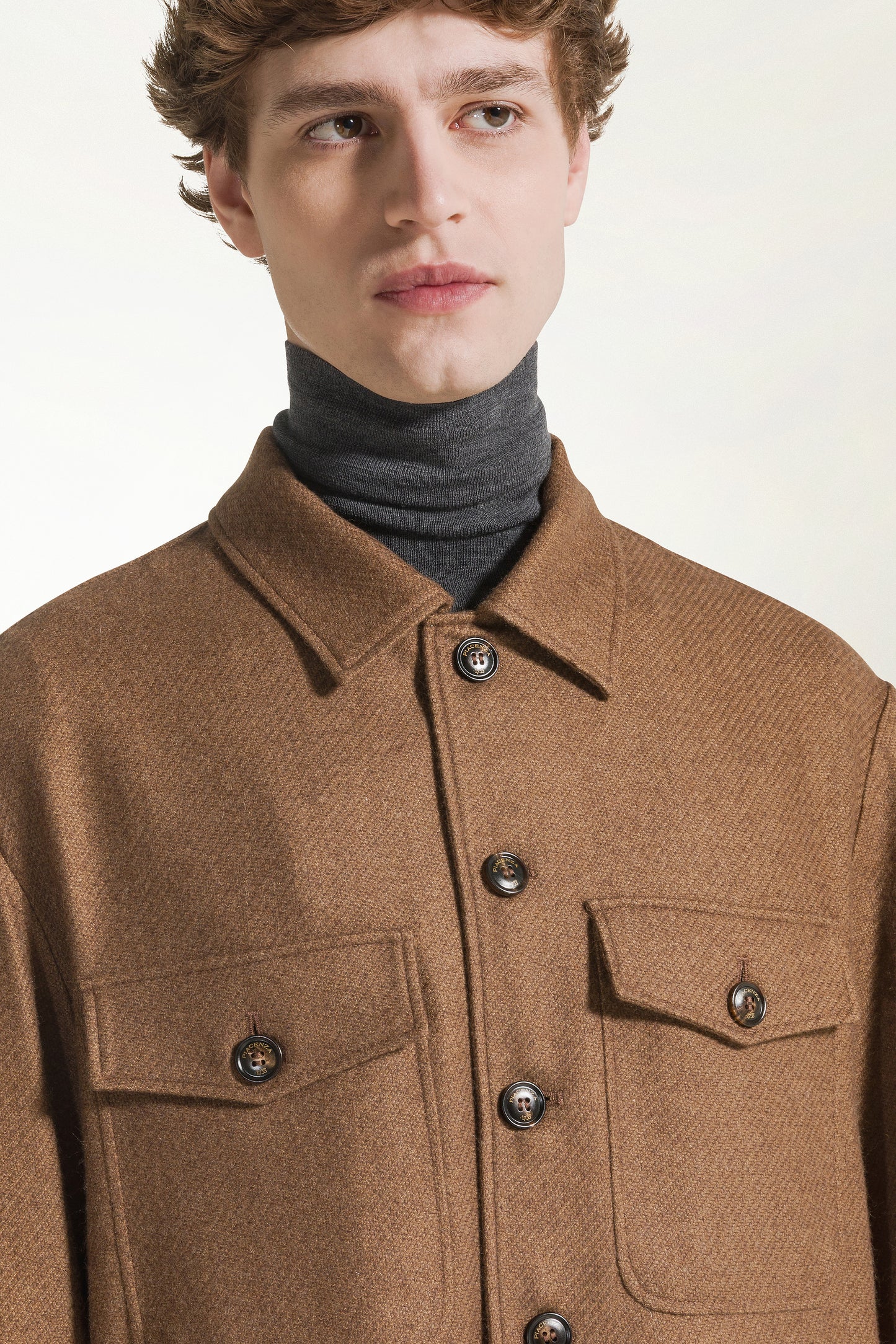Camel overshirt