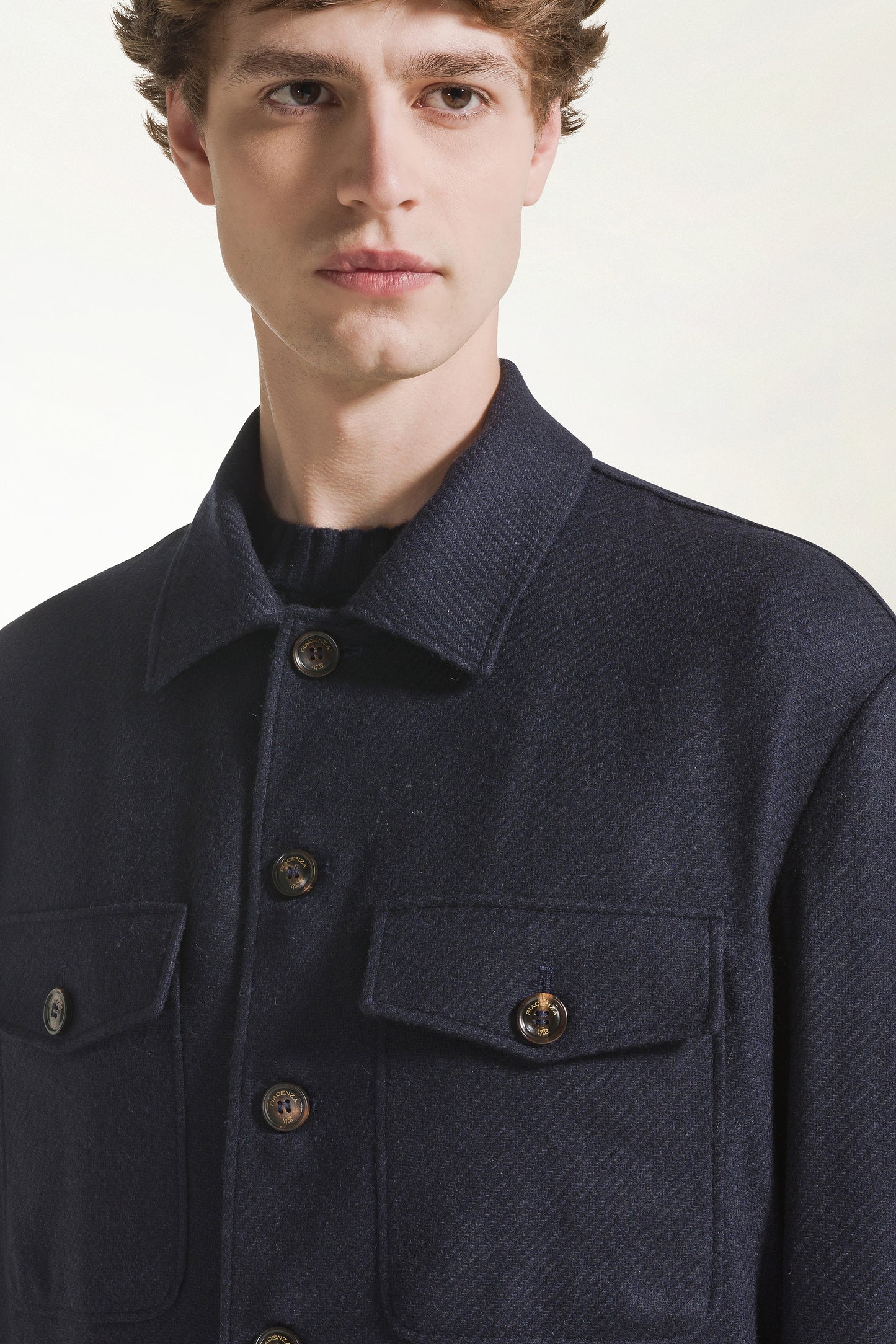 Blue overshirt