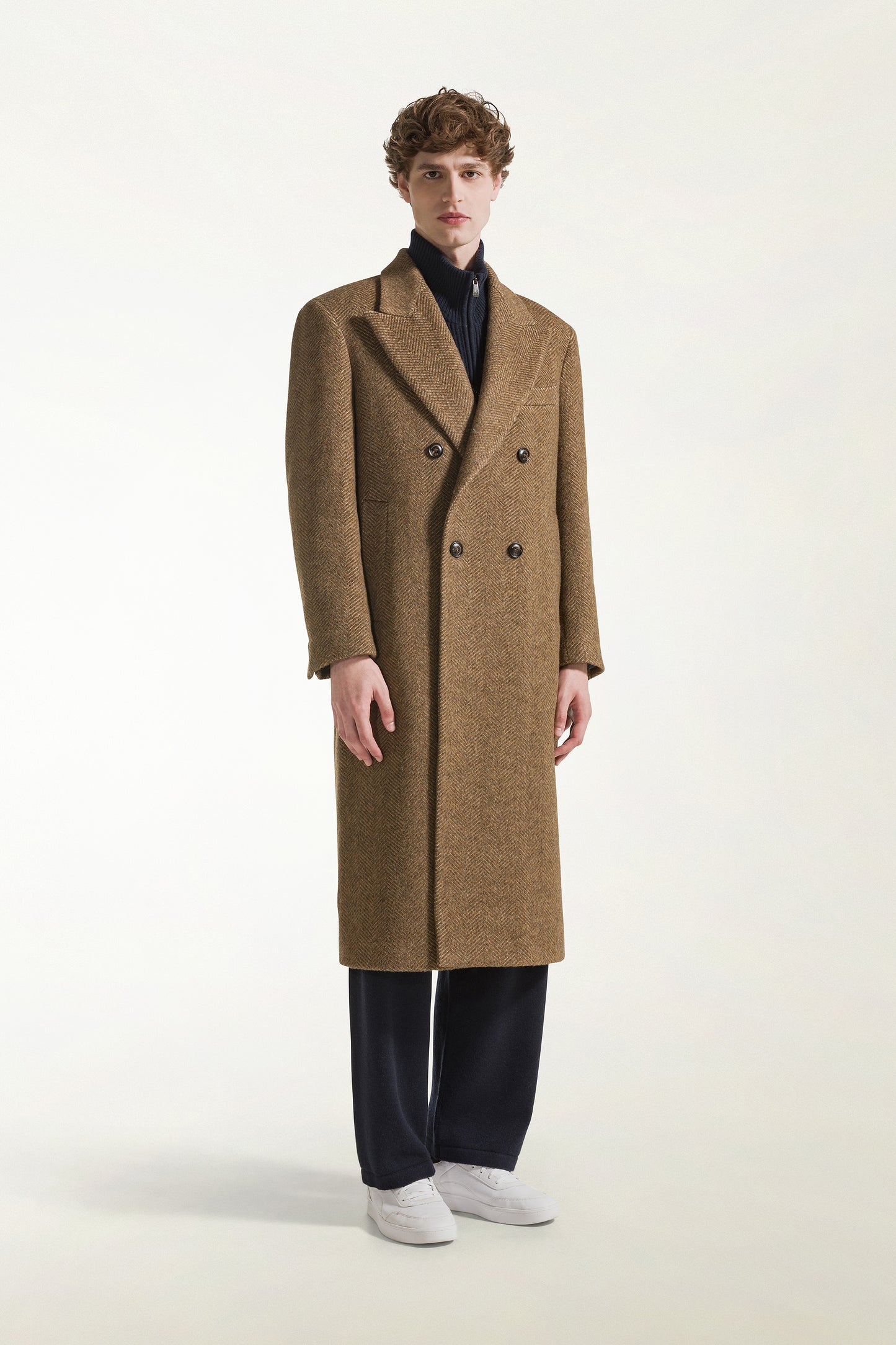 Double-breasted coat