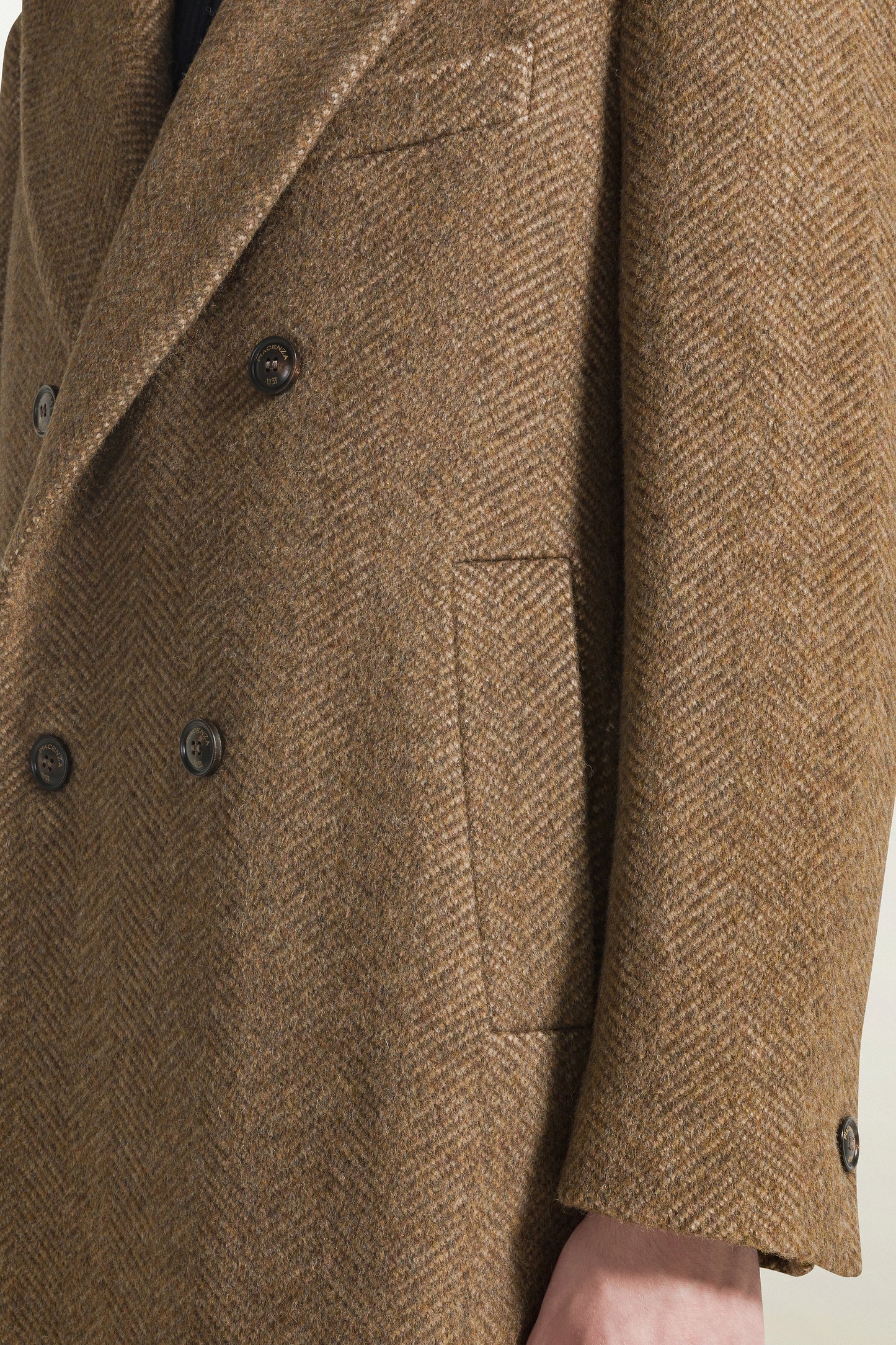 Double-breasted coat