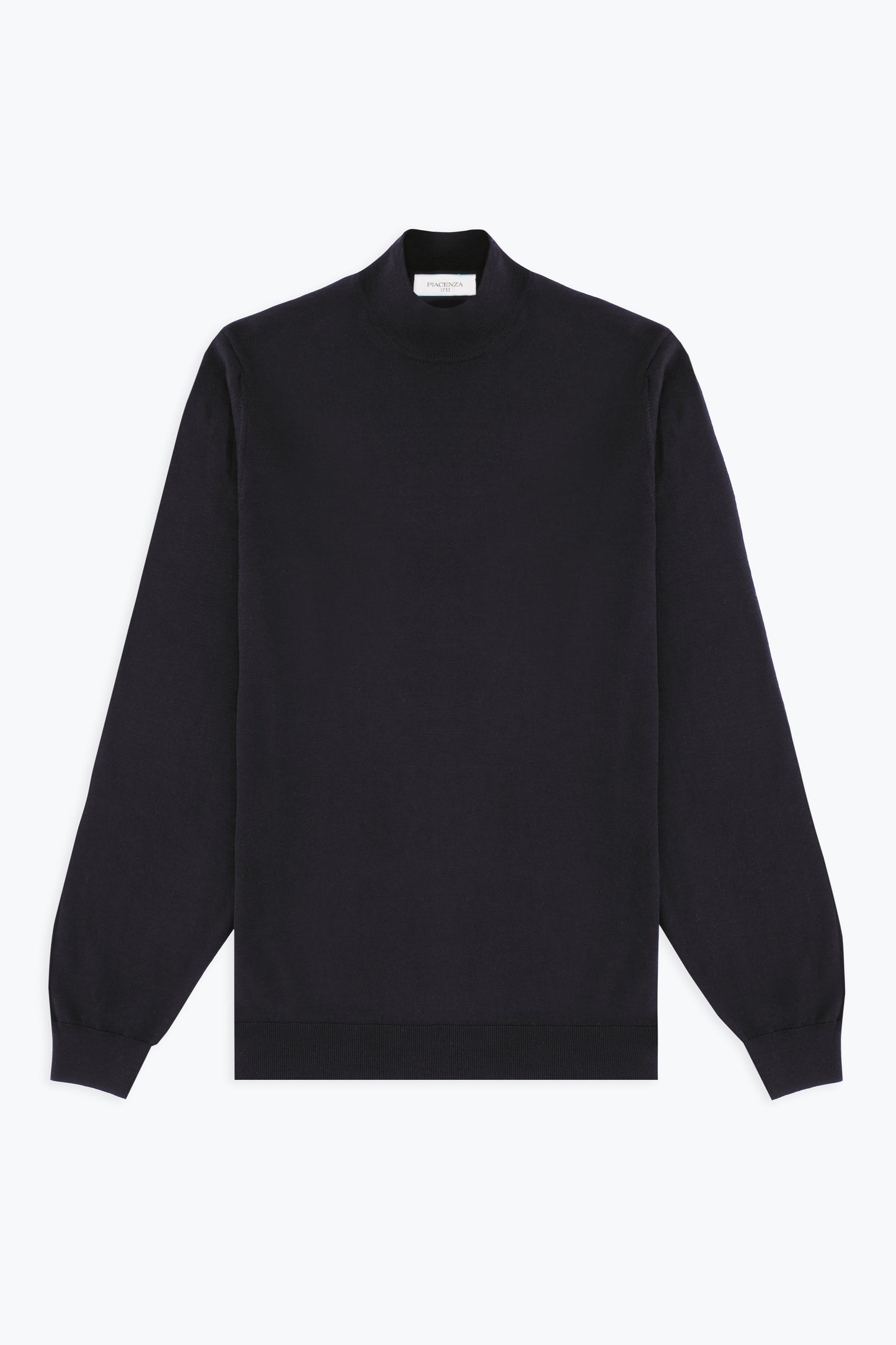 BLACK WOOL TURTLENECK