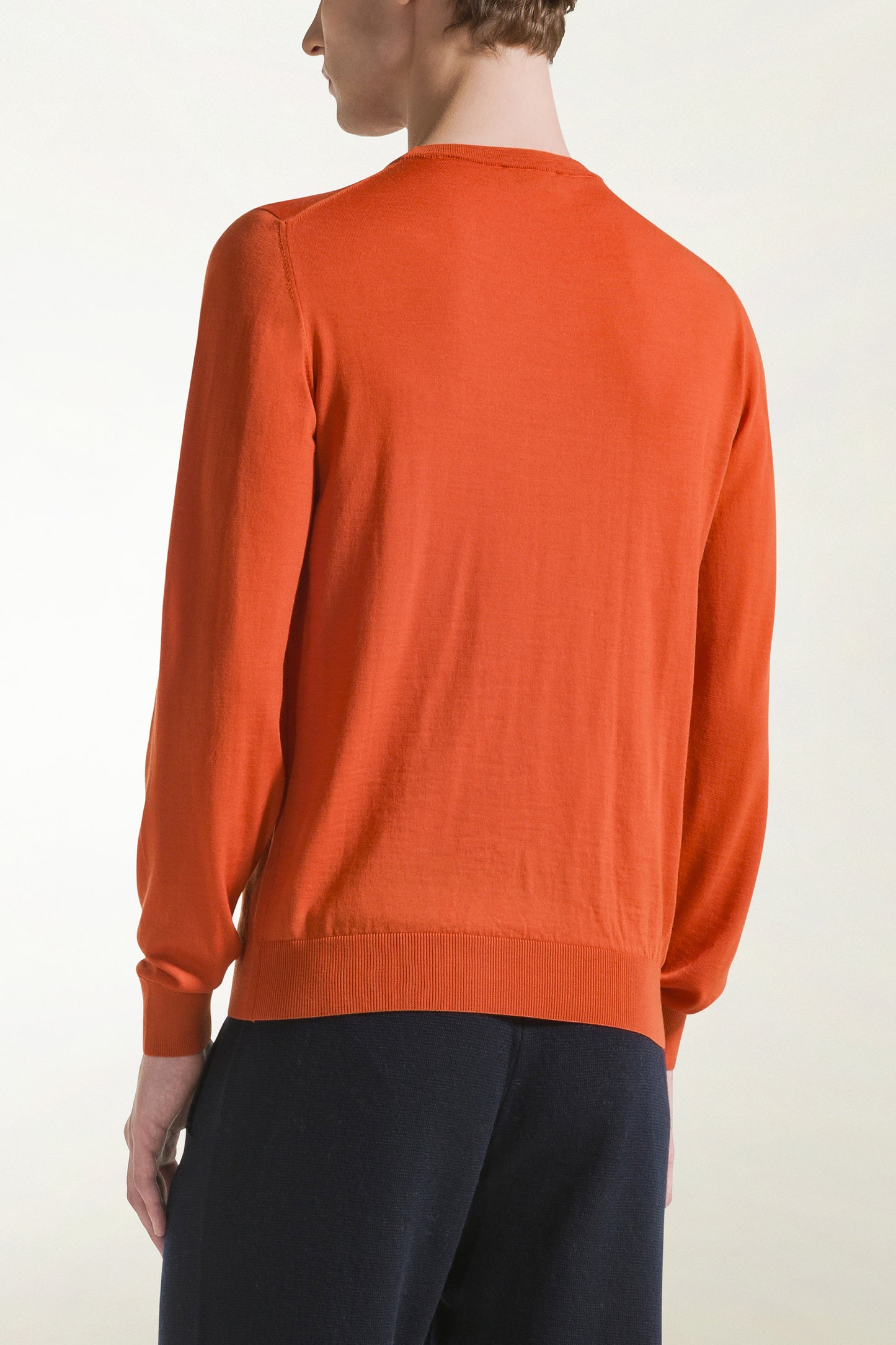 Lightweight merino wool crewneck