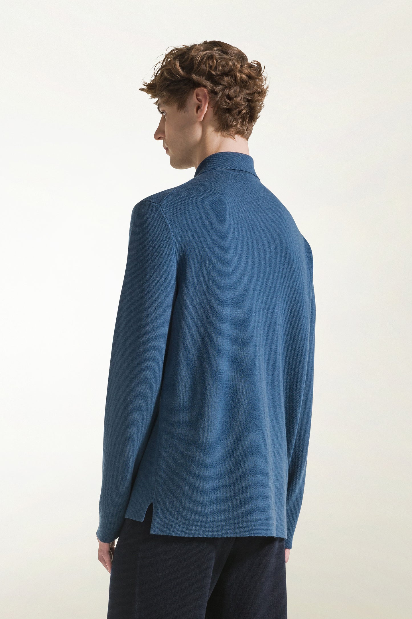 Blue wool jacket