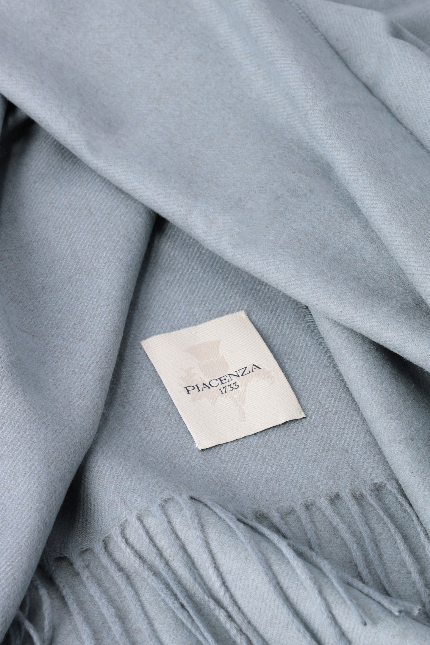 PLAID AETERNUM AZZURRO POLVERE MELANGE