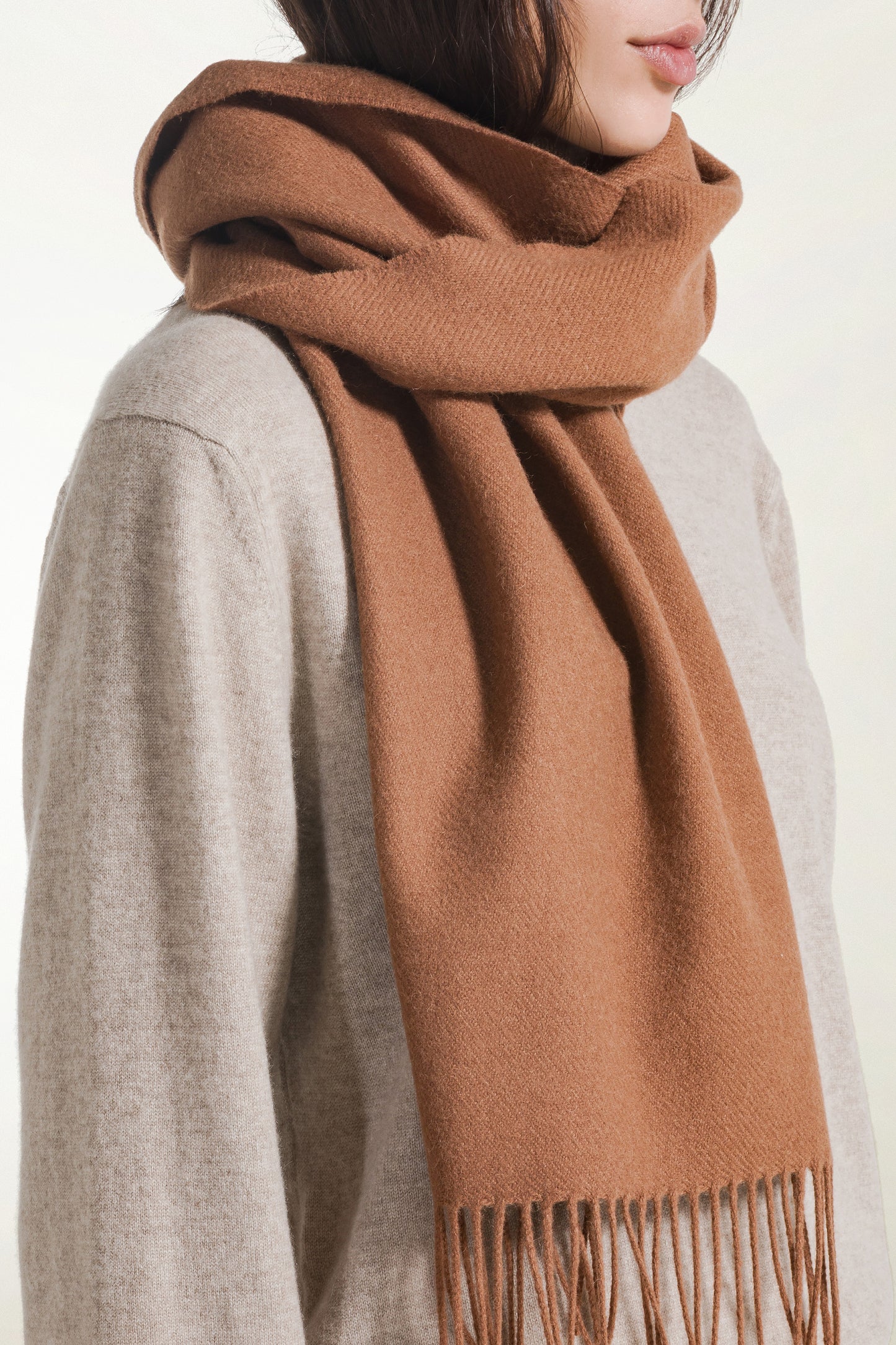 Camel-colored Baby Camel Scarf