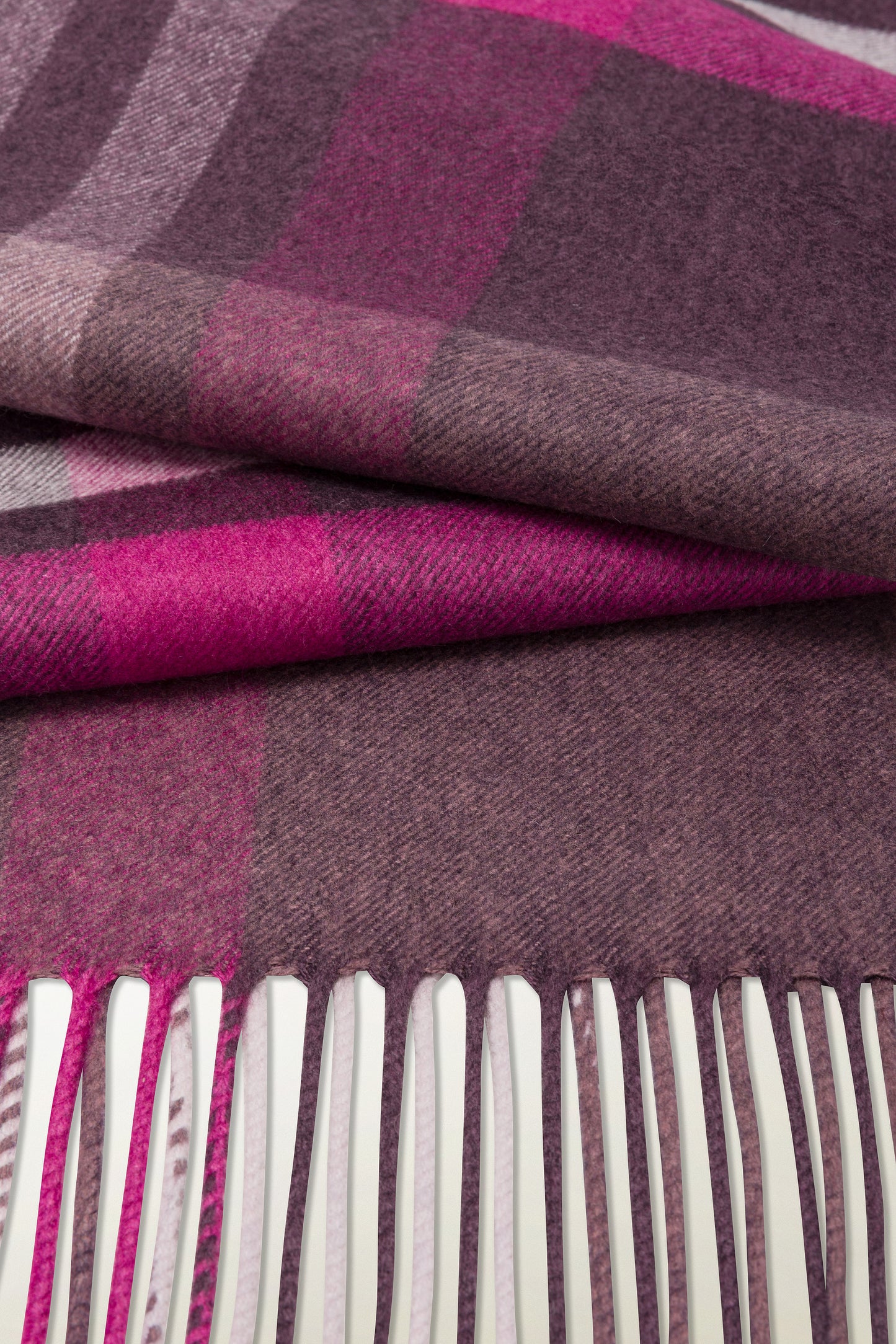 Silk and Cashmere Tartan Scarf