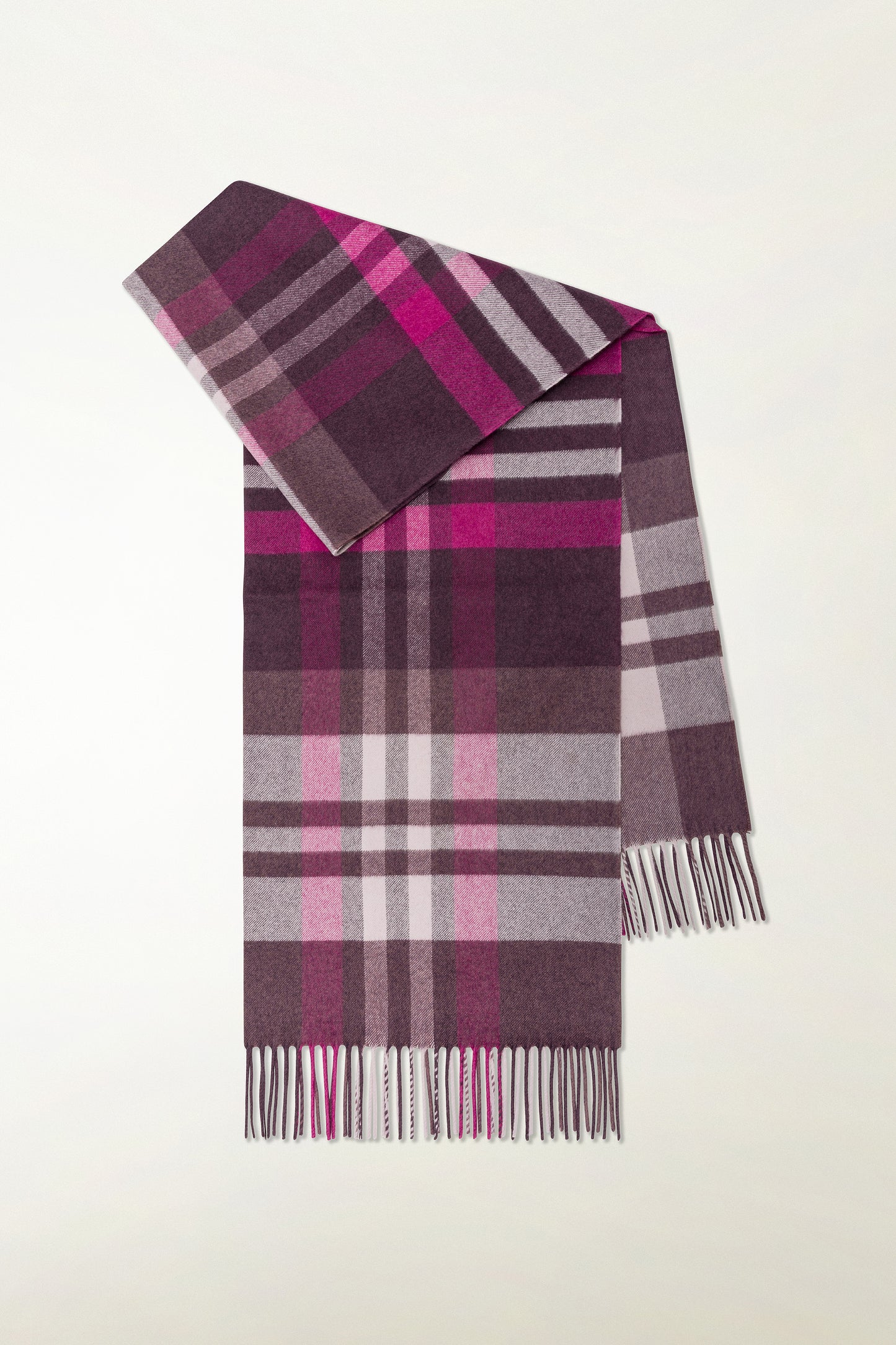 Silk and Cashmere Tartan Scarf