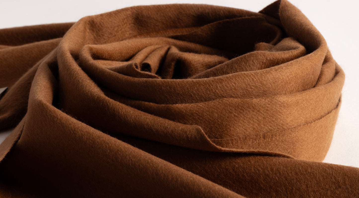 Natural Color Vicuña Scarf