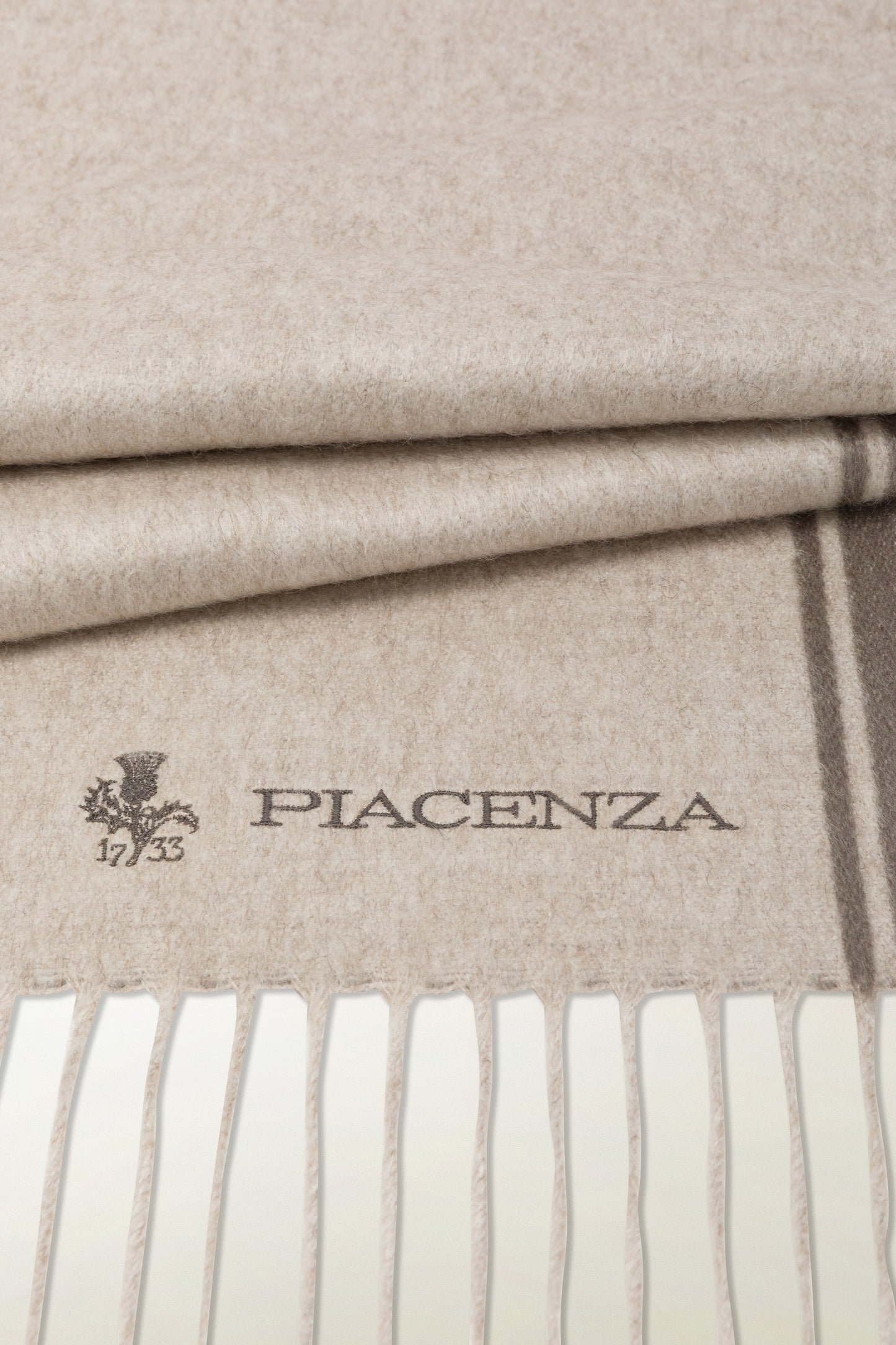 Sciarpa double Seta e Cashmere con ricamo