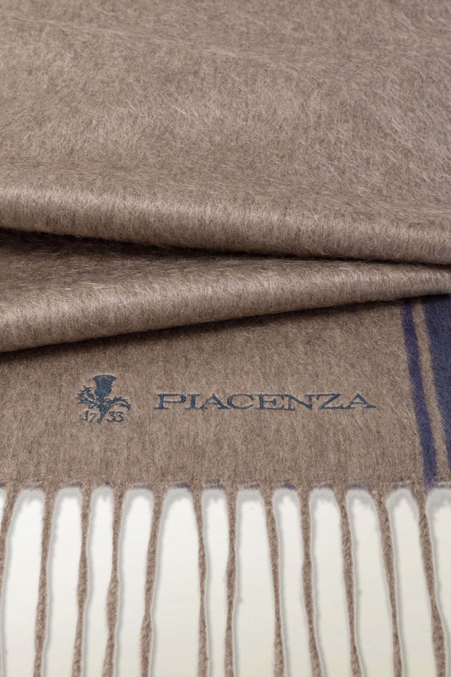 Sciarpa double Seta e Cashmere con ricamo
