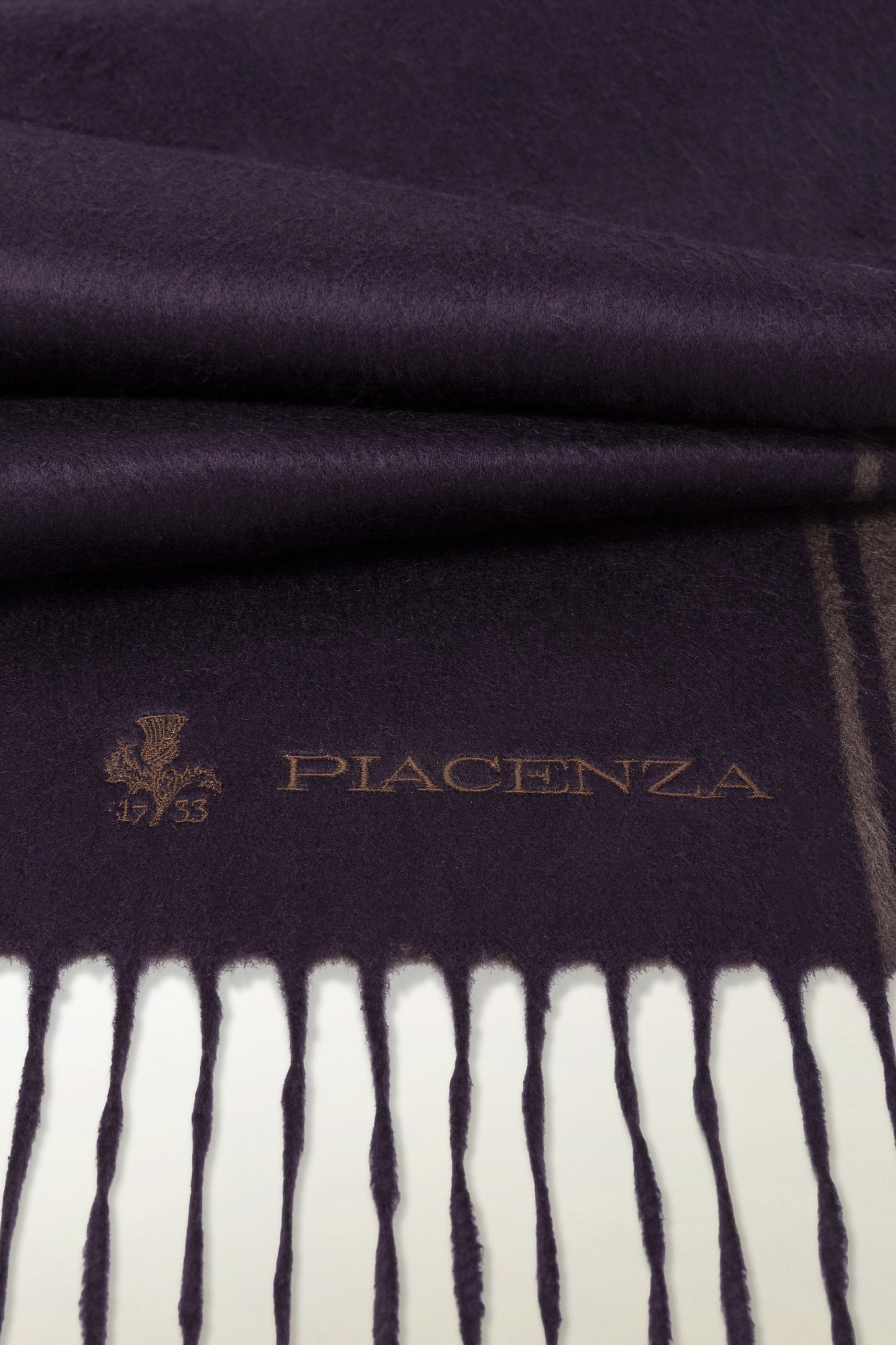 Sciarpa double Seta e Cashmere con ricamo