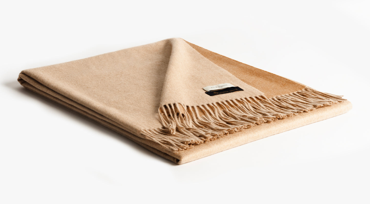 Plaid in Cashmere e Vicuna