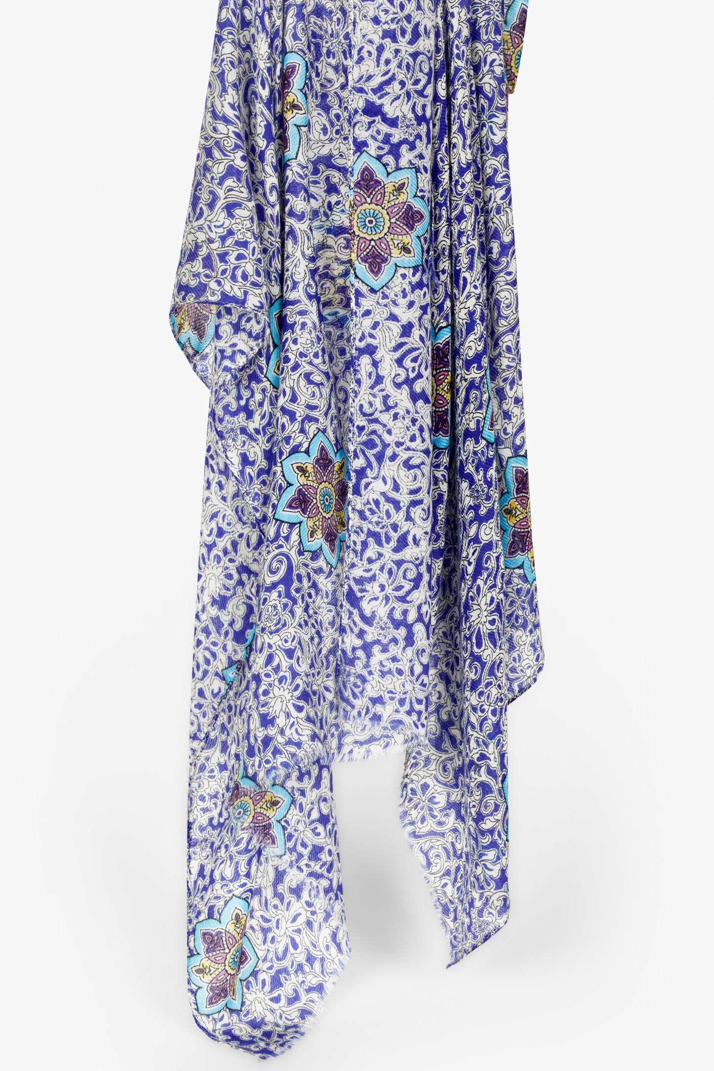 Stola Astor disegni Grecia blu