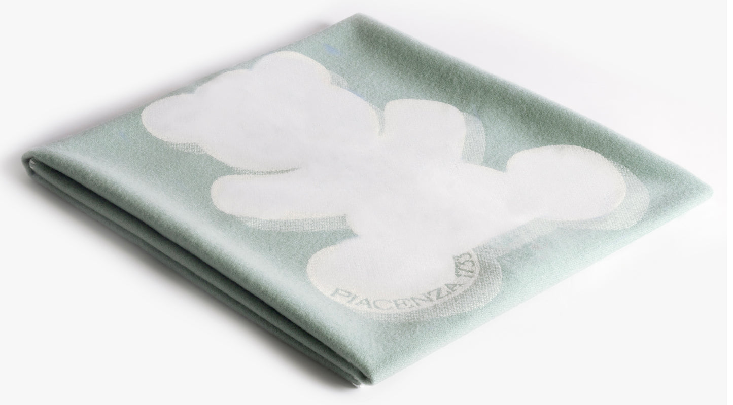 Green cot blanket