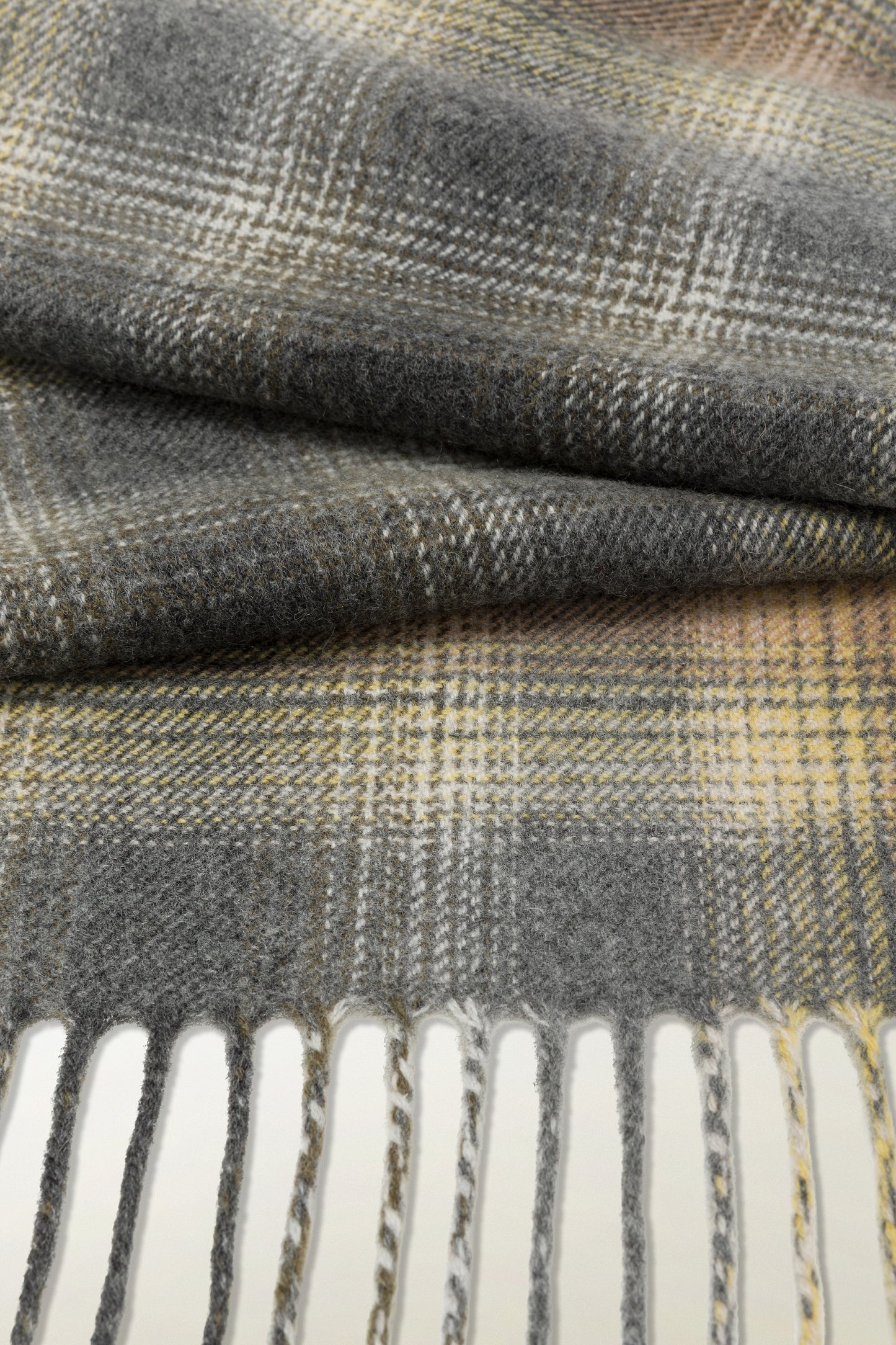 Cashmere tartan scarf