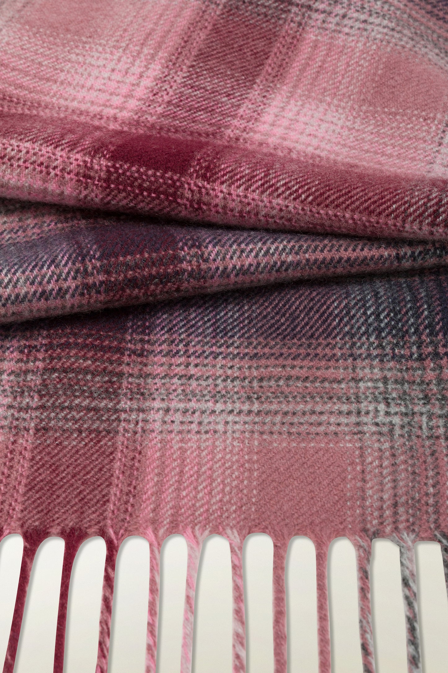 Cashmere tartan scarf