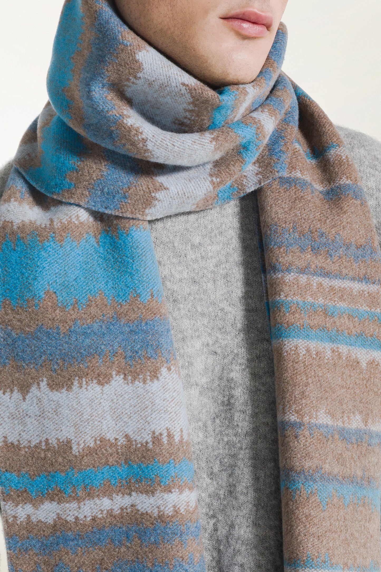 Ikat Cashmere Scarf
