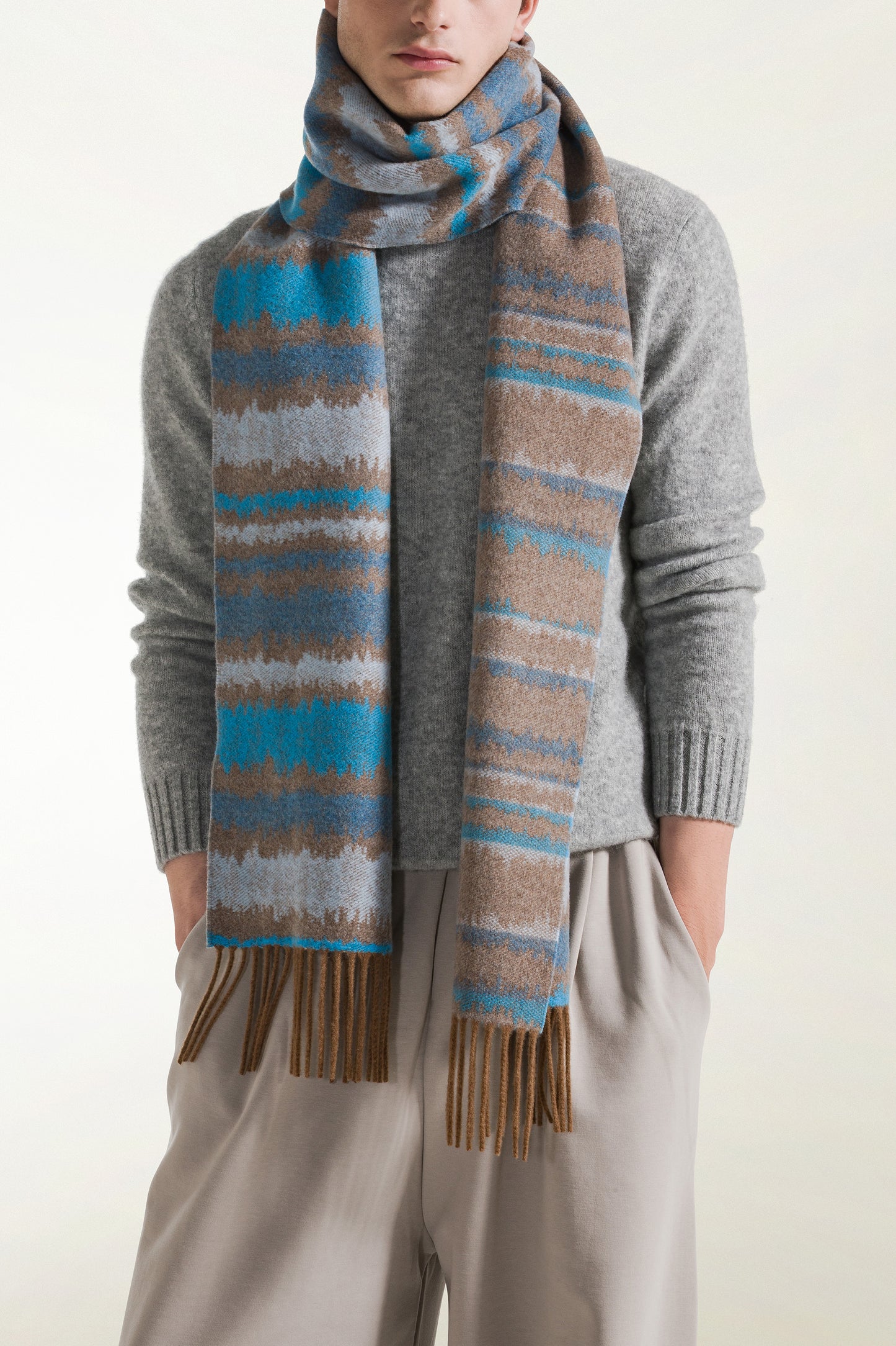 Ikat Cashmere Scarf