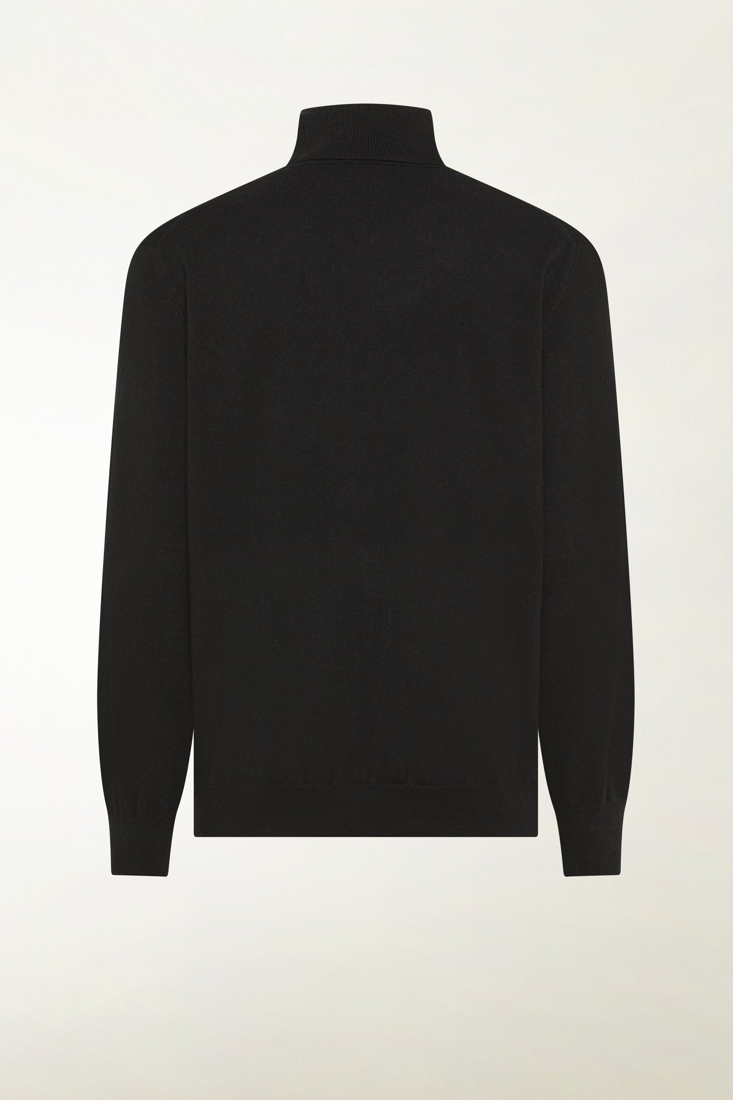 Black cashmere turtleneck