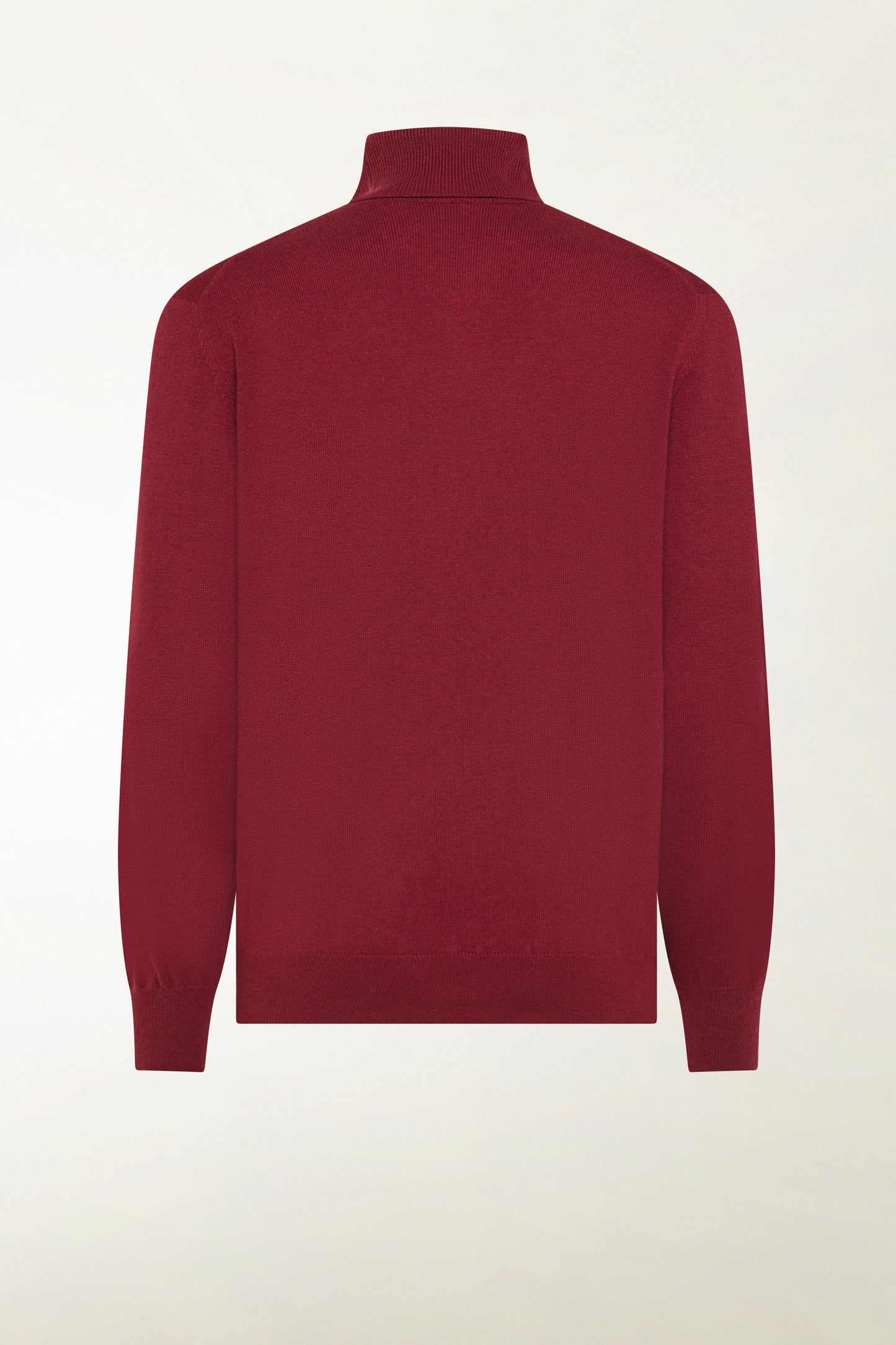 Burgundy cashmere turtleneck