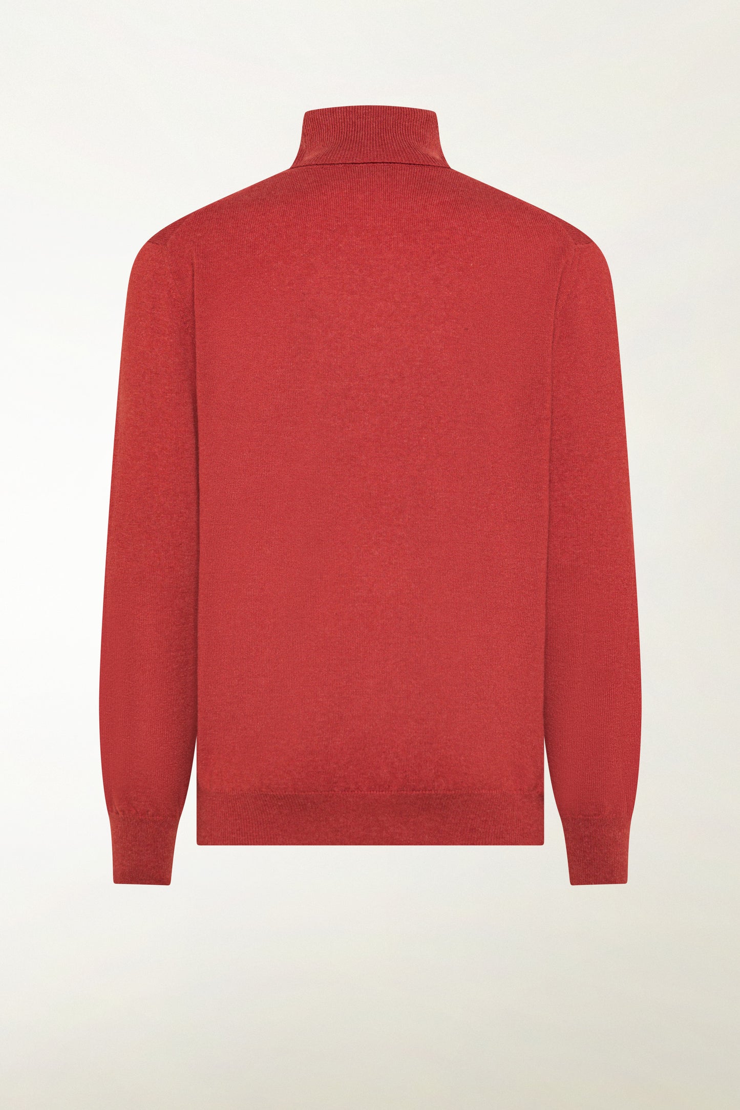 Red cashmere turtleneck