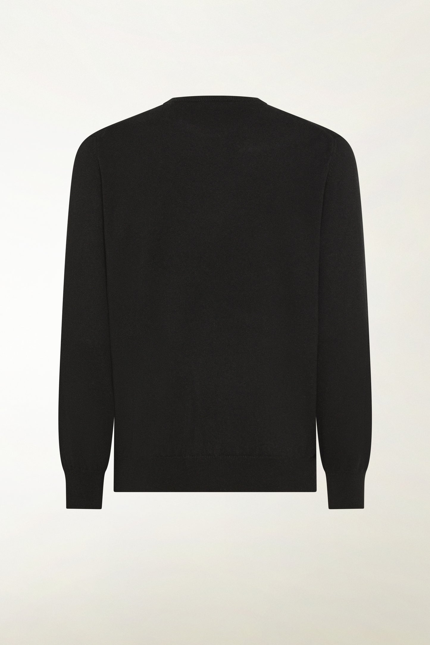 GIROCOLLO IN CASHMERE NERO