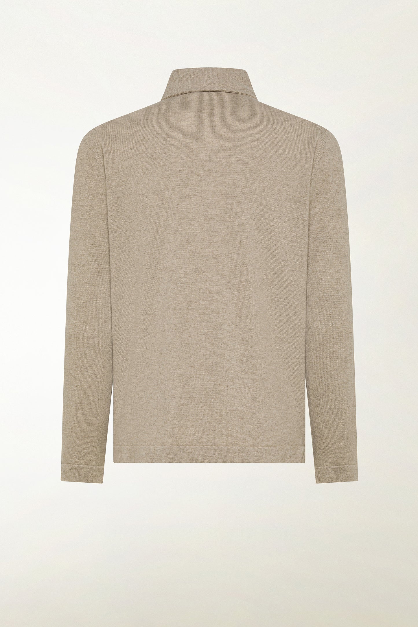 Camicia in cashmere naturale