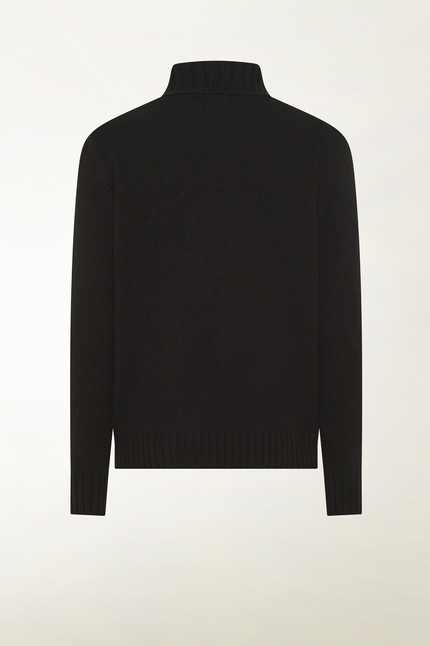 Black cashmere turtleneck