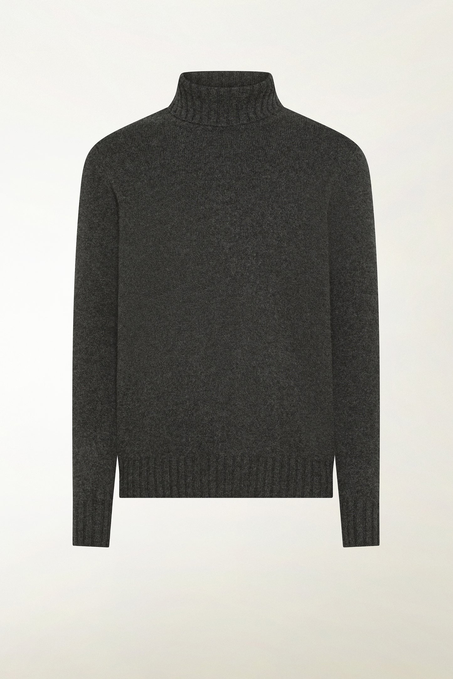 Anthracite cashmere turtleneck