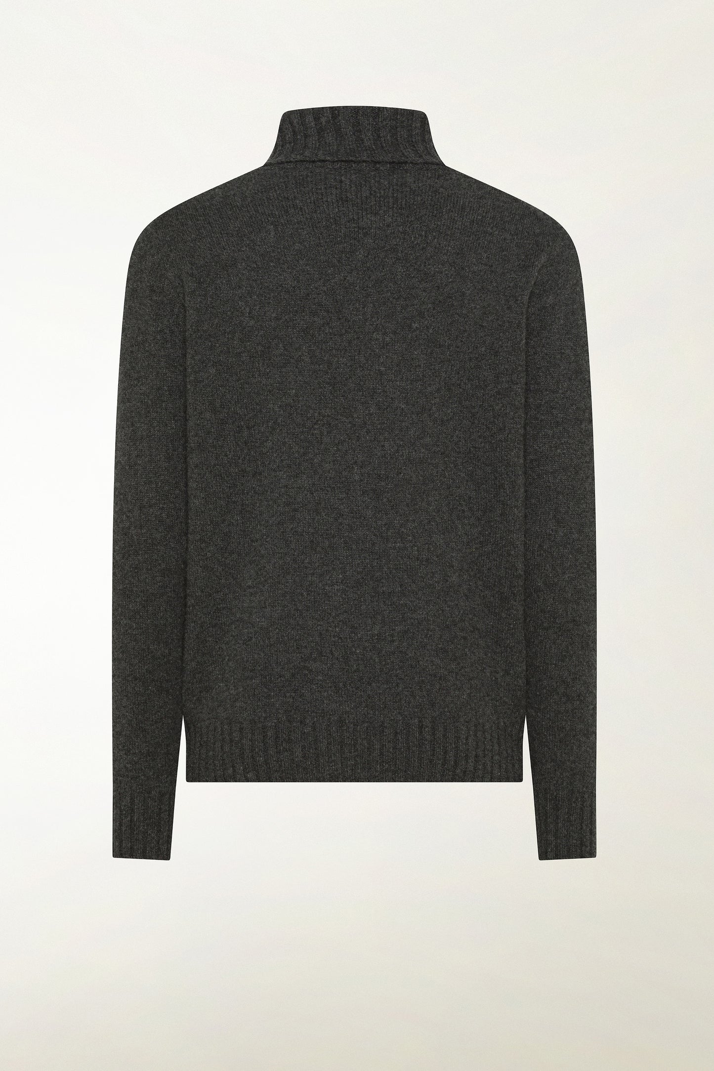 Anthracite cashmere turtleneck