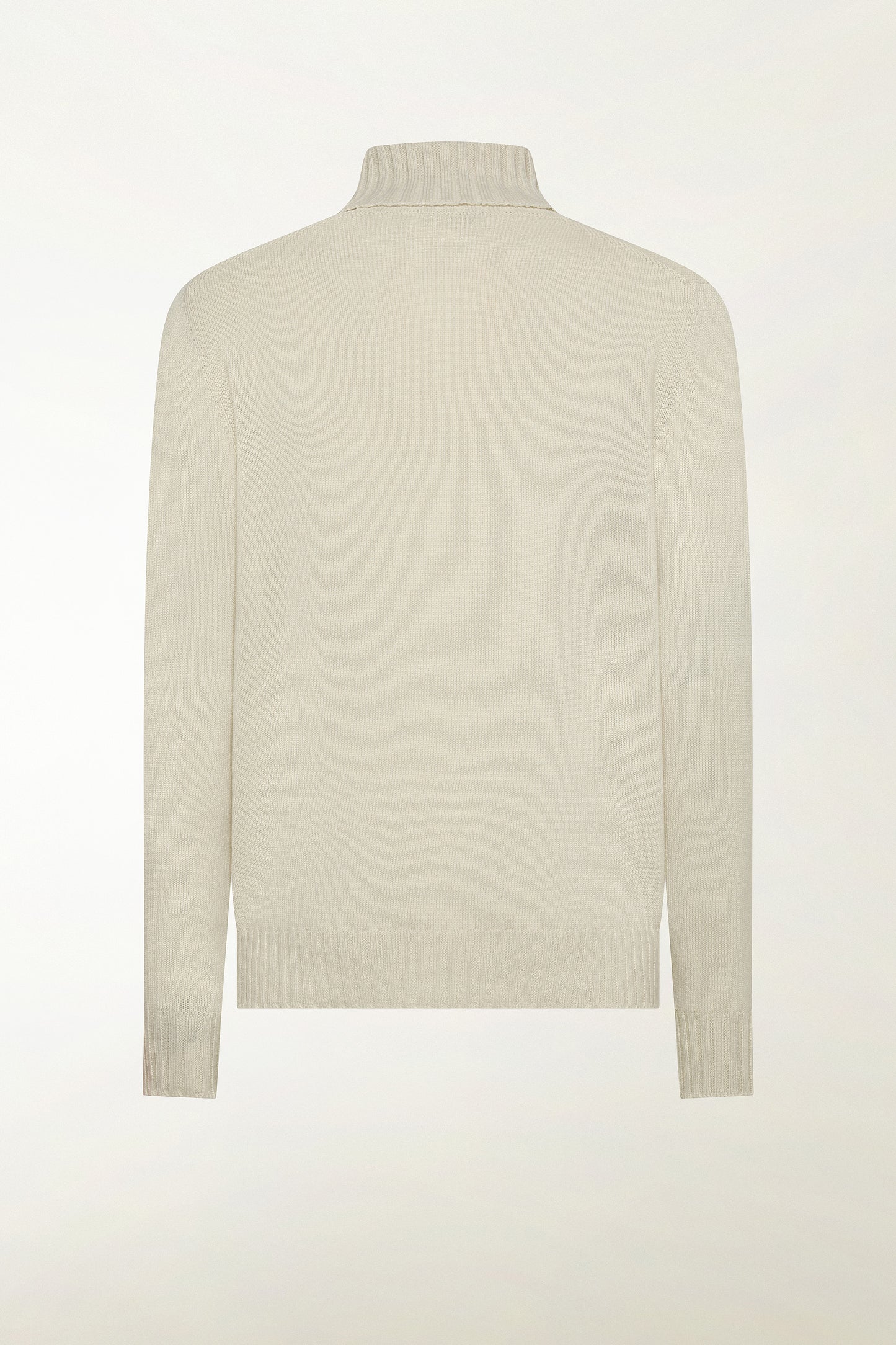 Cream cashmere turtleneck